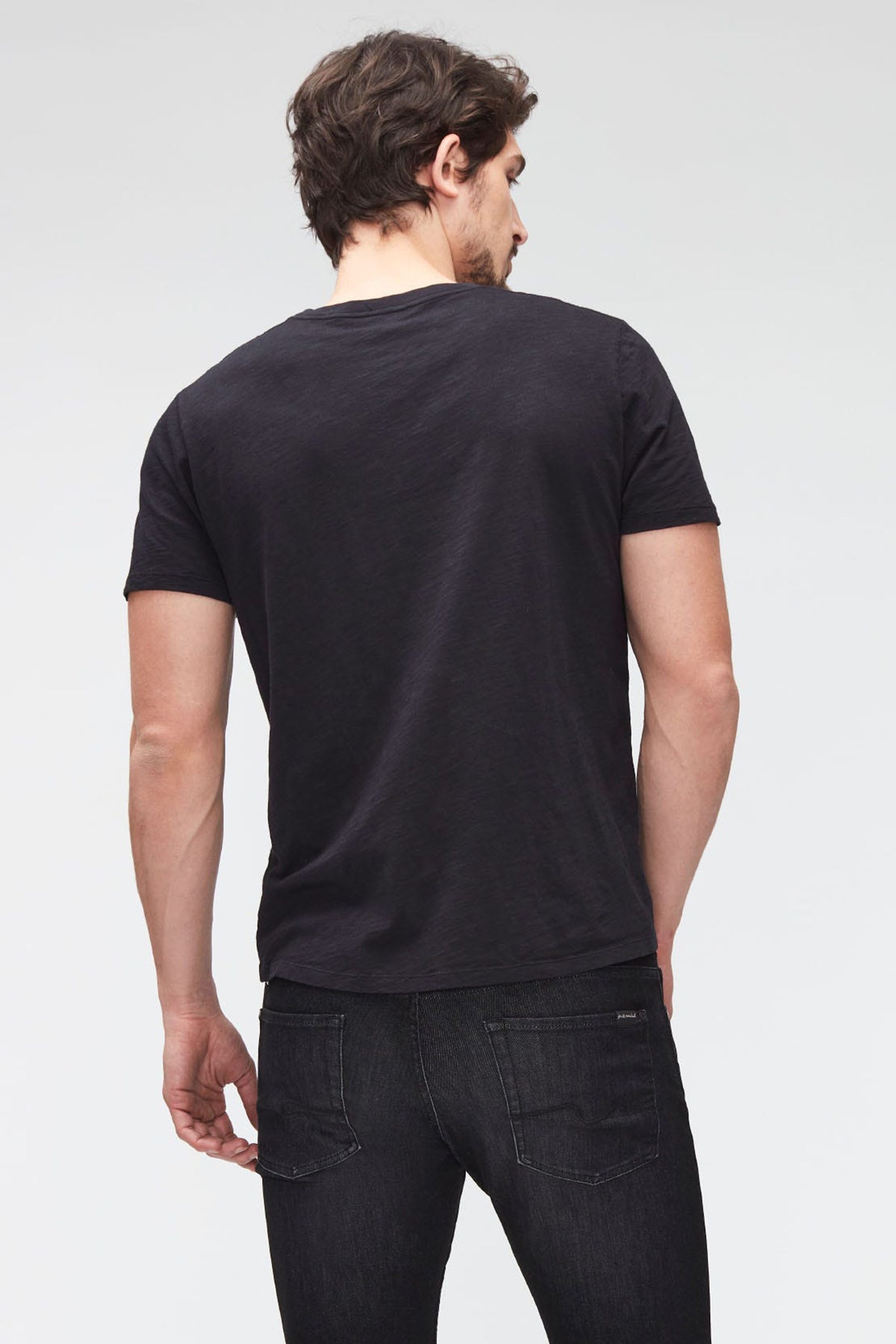 7 For All Mankind Yuvarlak Yaka Organik Pamuklu T-shirt-Libas Trendy Fashion Store