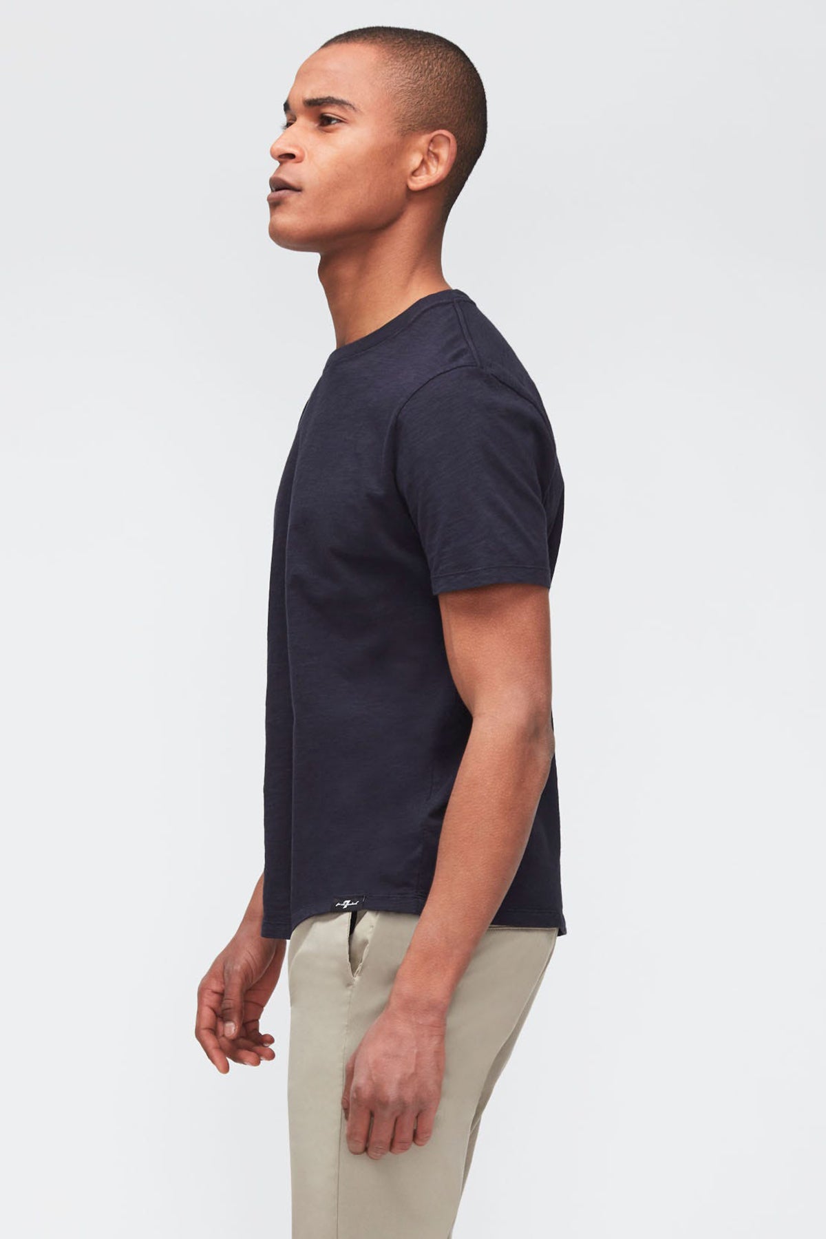 7 For All Mankind Yuvarlak Yaka Organik Pamuklu T-shirt-Libas Trendy Fashion Store