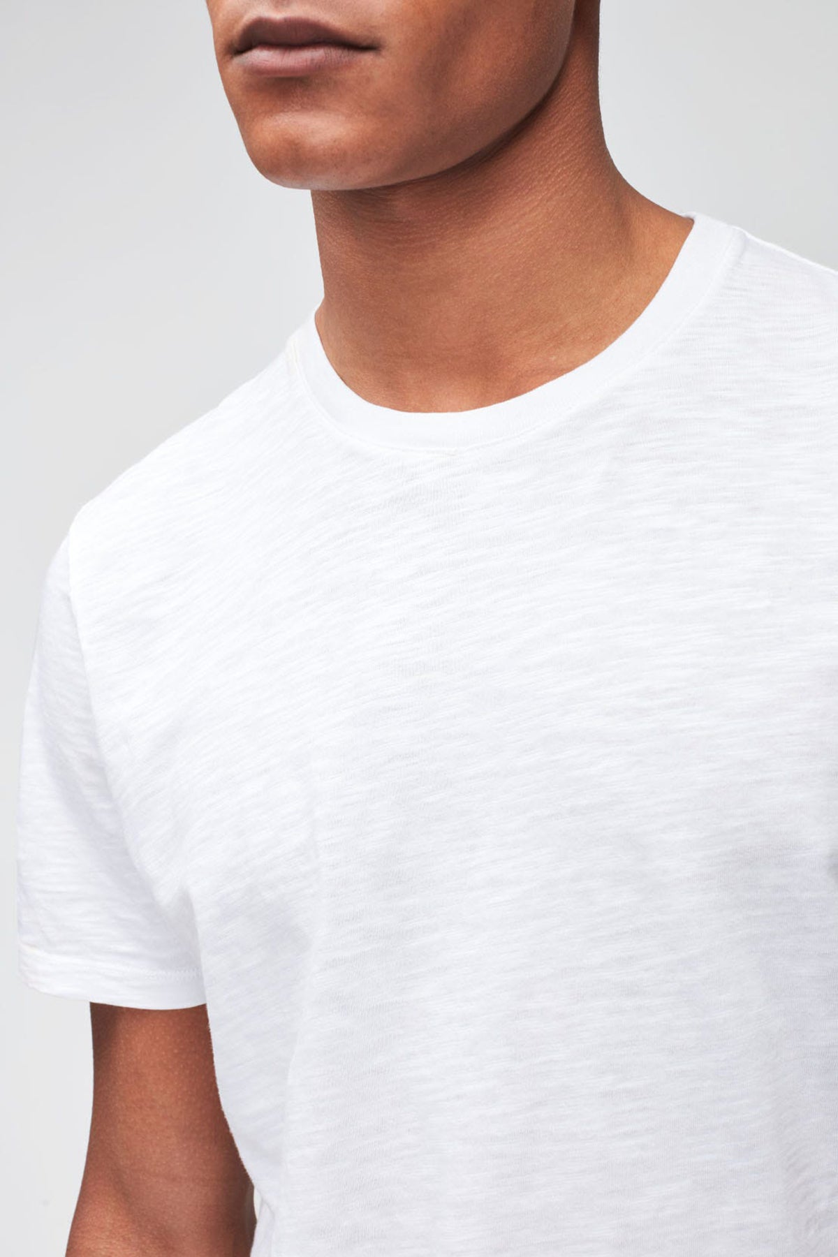 7 For All Mankind Yuvarlak Yaka Organik Pamuklu T-shirt-Libas Trendy Fashion Store