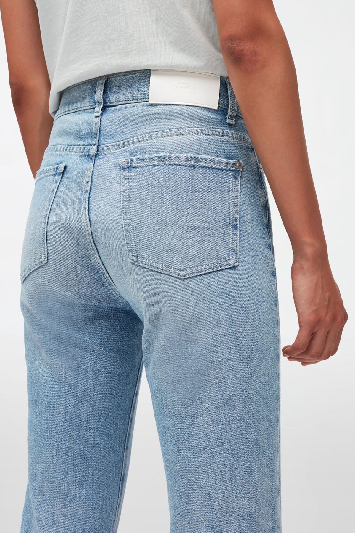 7 For All Mankind Logan Stovepipe Yüksek Bel Straight Fit Jeans-Libas Trendy Fashion Store