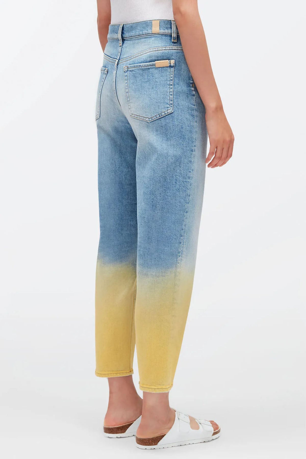 7 For All Mankind Malia Straight Fit Renk Kombinasyonlu Jeans-Libas Trendy Fashion Store