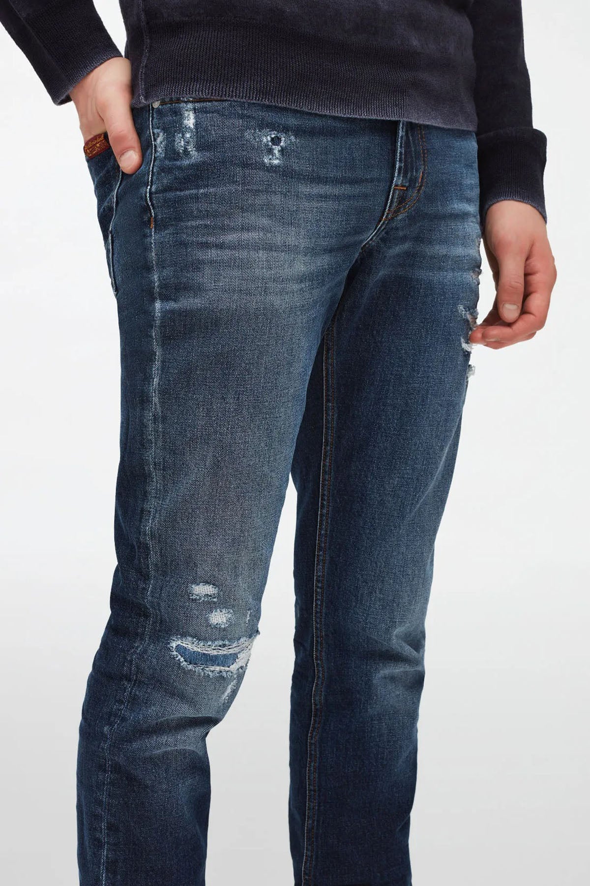 7 For All Mankind Ronnie Skinny Fit Streç Jeans-Libas Trendy Fashion Store