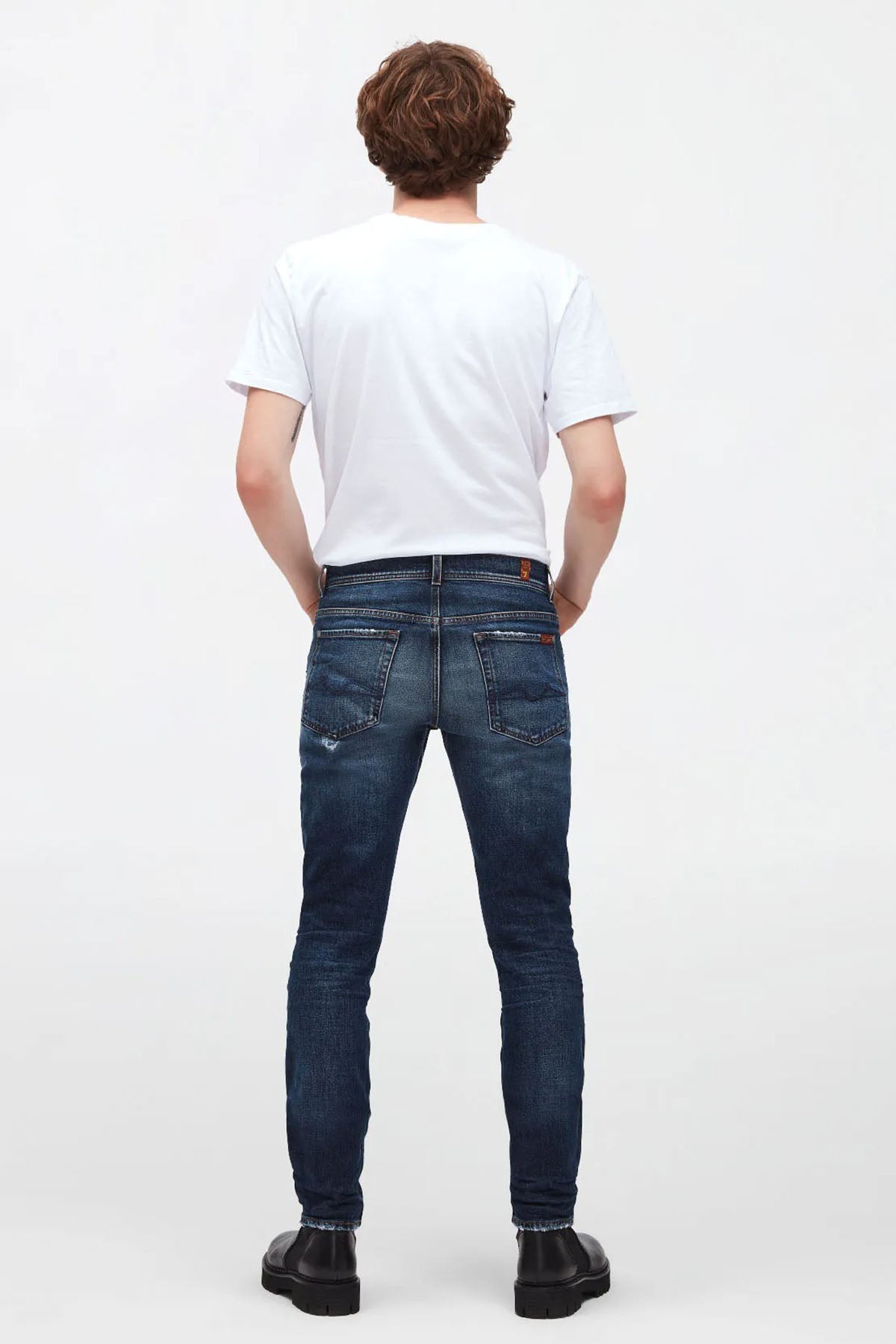 7 For All Mankind Ronnie Skinny Fit Streç Jeans-Libas Trendy Fashion Store