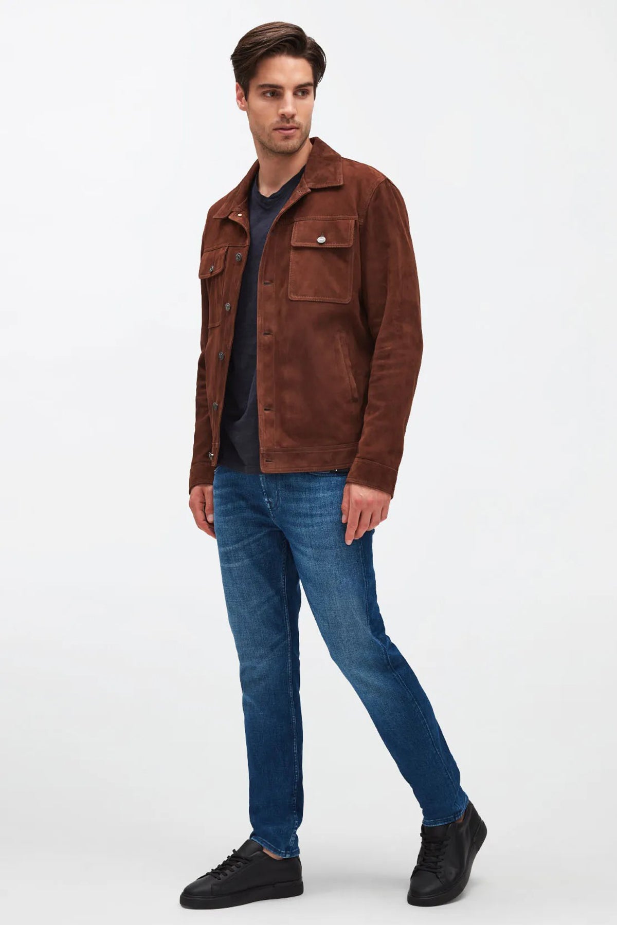 7 For All Mankind Slimmy Tapered Slim Fit Streç Jeans-Libas Trendy Fashion Store