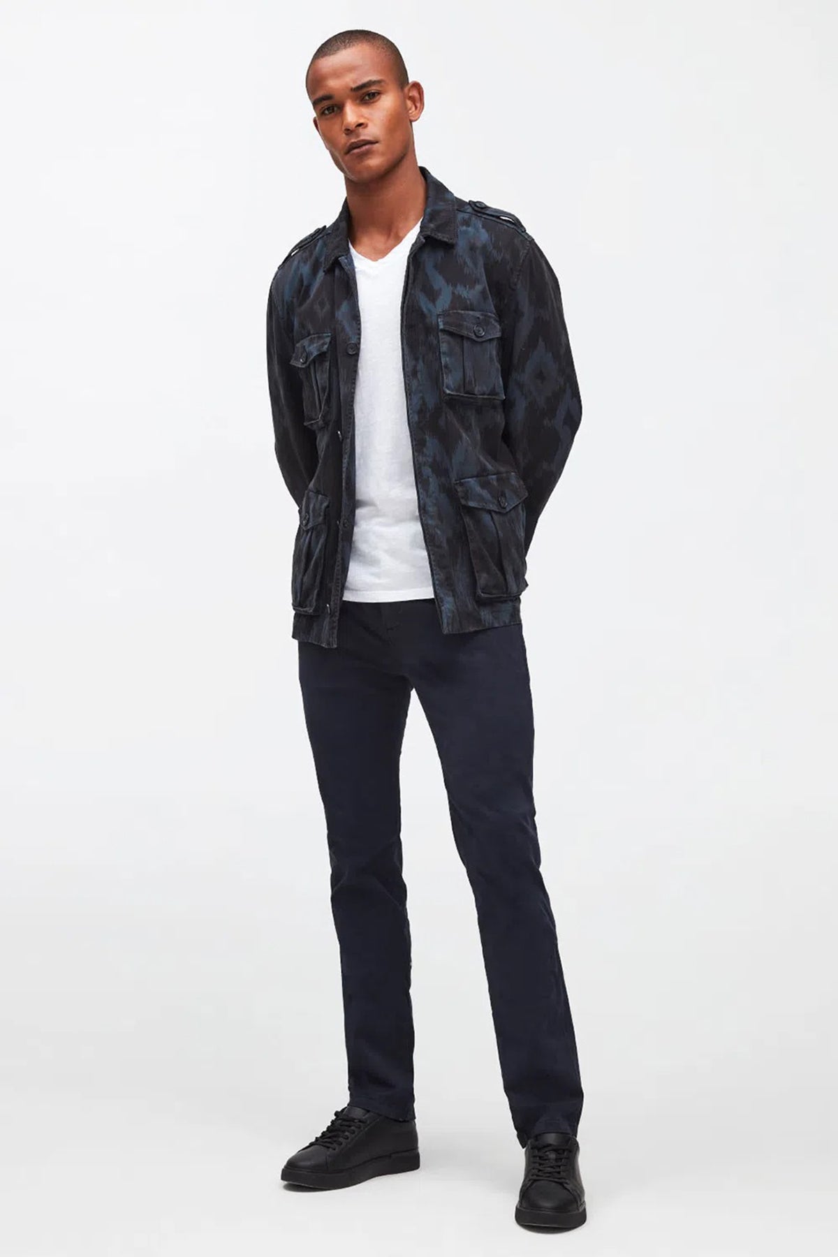 7 For All Mankind Beli Lastikli Slim Fit Streç Pantolon-Libas Trendy Fashion Store