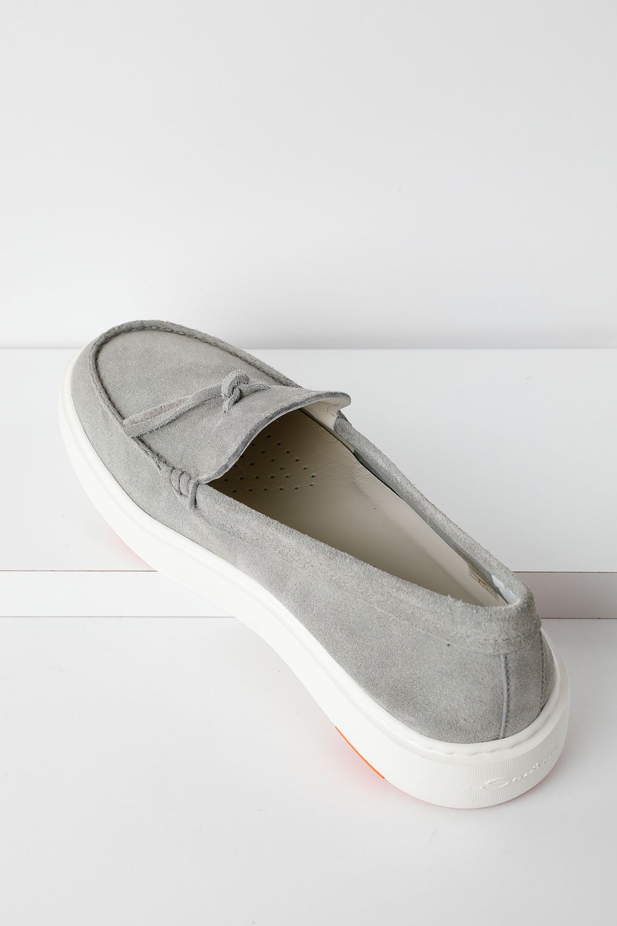 Santoni Süet Loafer Ayakkabı