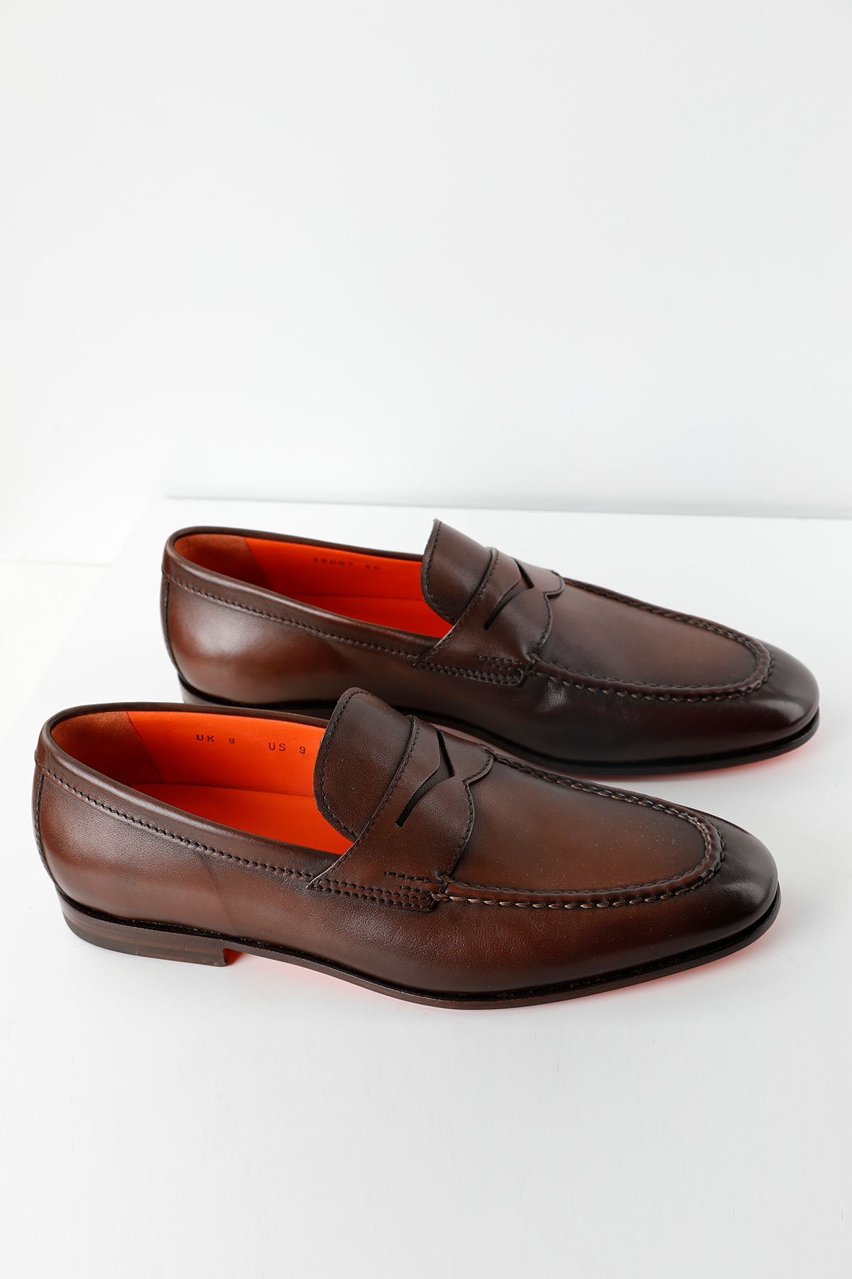 Santoni Goodyear Taban Deri Loafer Ayakkabı