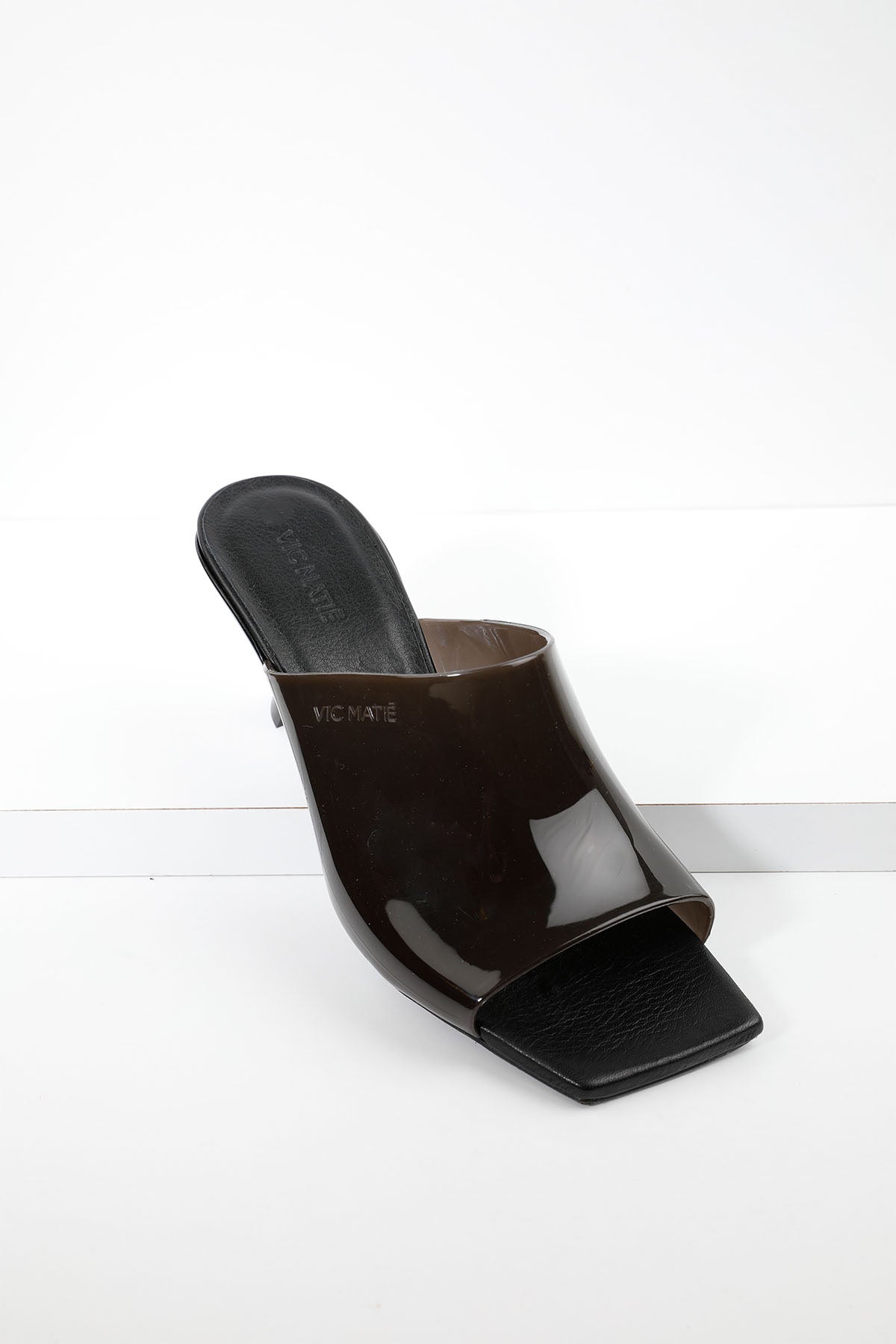 Vic Matie Küt Burun Şeffaf Topuklu Terlik-Libas Trendy Fashion Store