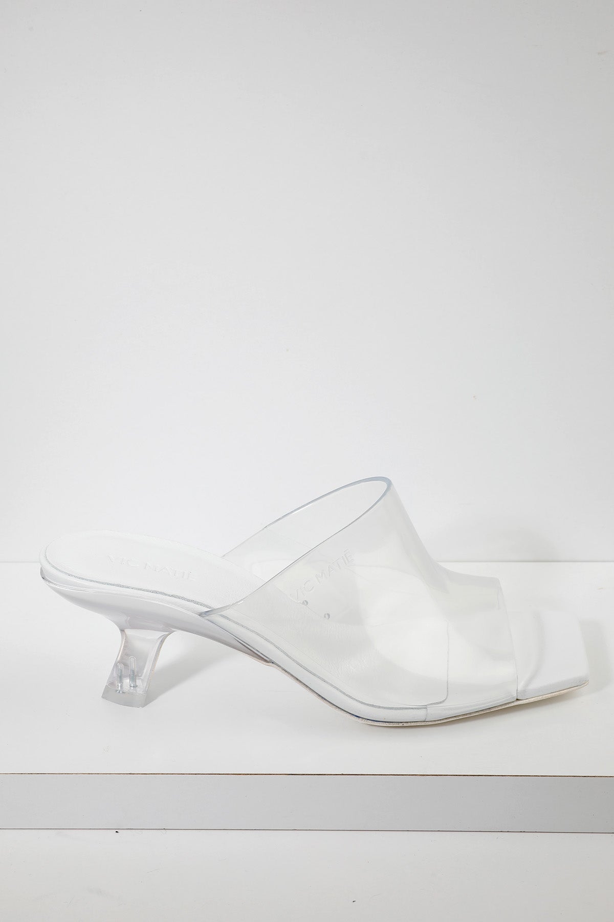Vic Matie Küt Burun Şeffaf Topuklu Terlik-Libas Trendy Fashion Store