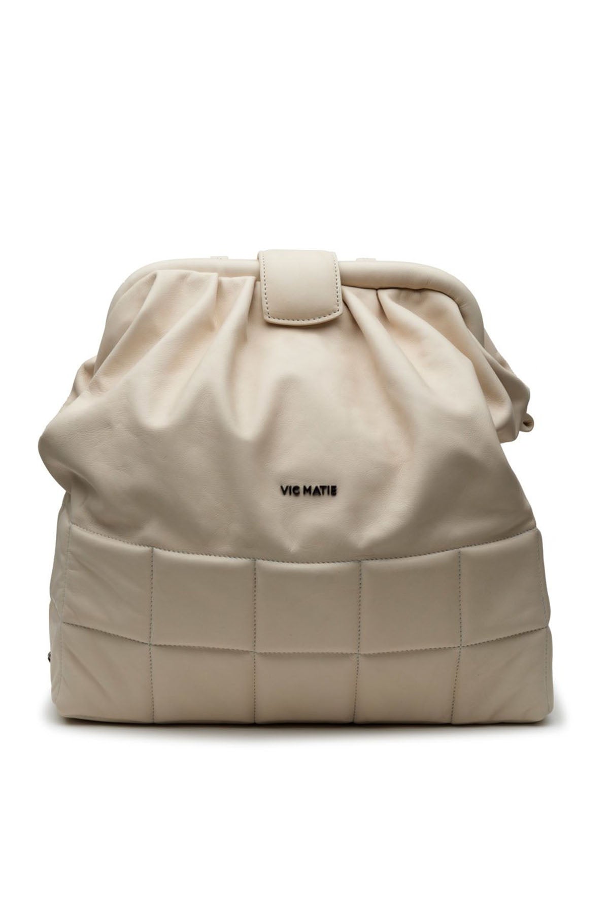 Vic Matie Page Deri Kapitone Detaylı Çanta-Libas Trendy Fashion Store