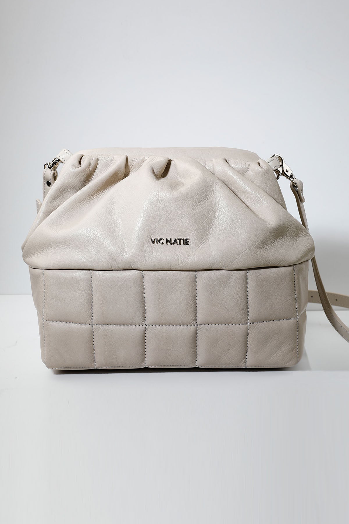 Vic Matie Page Deri Kapitone Detaylı Çanta-Libas Trendy Fashion Store