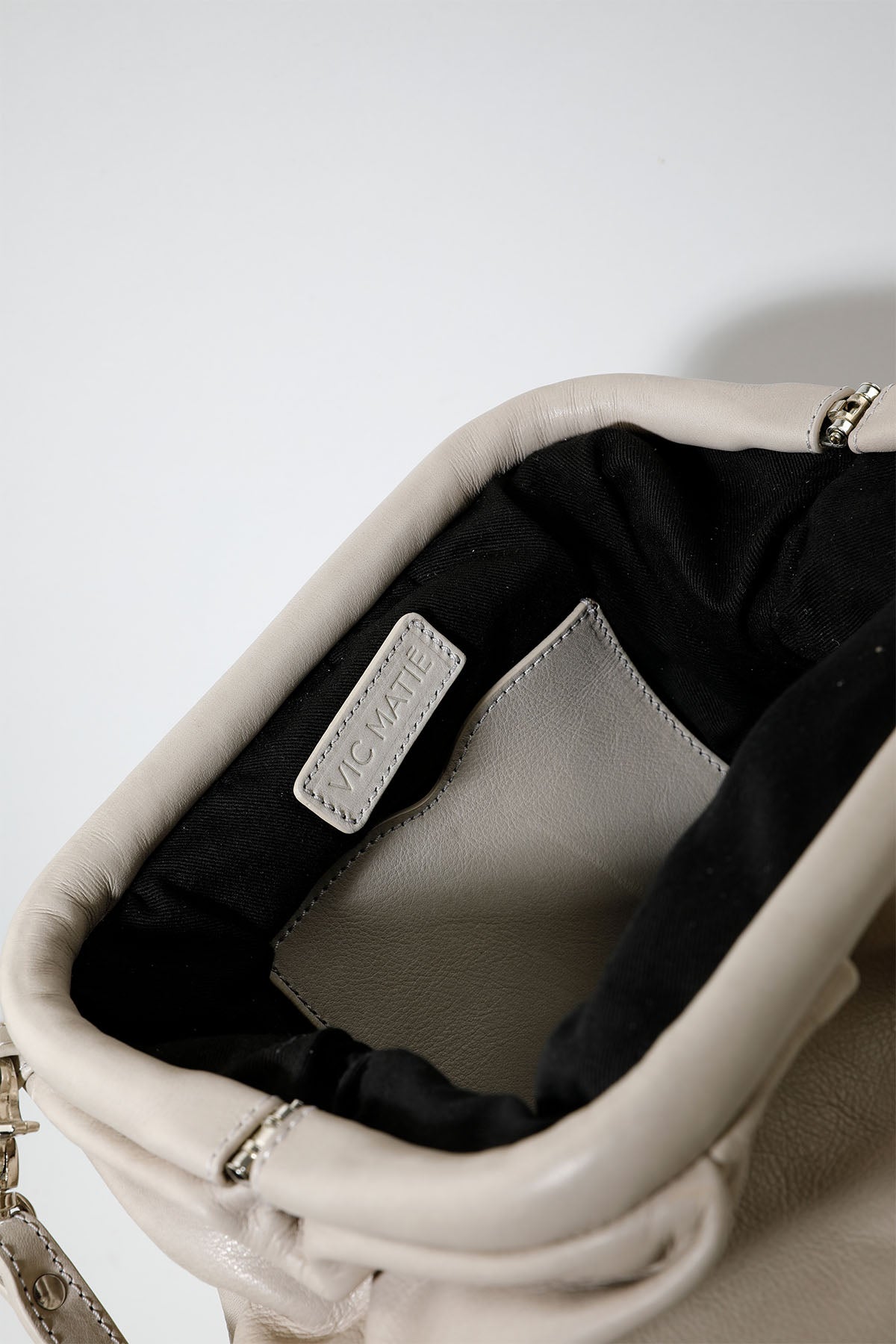 Vic Matie Page Deri Kapitone Detaylı Çanta-Libas Trendy Fashion Store