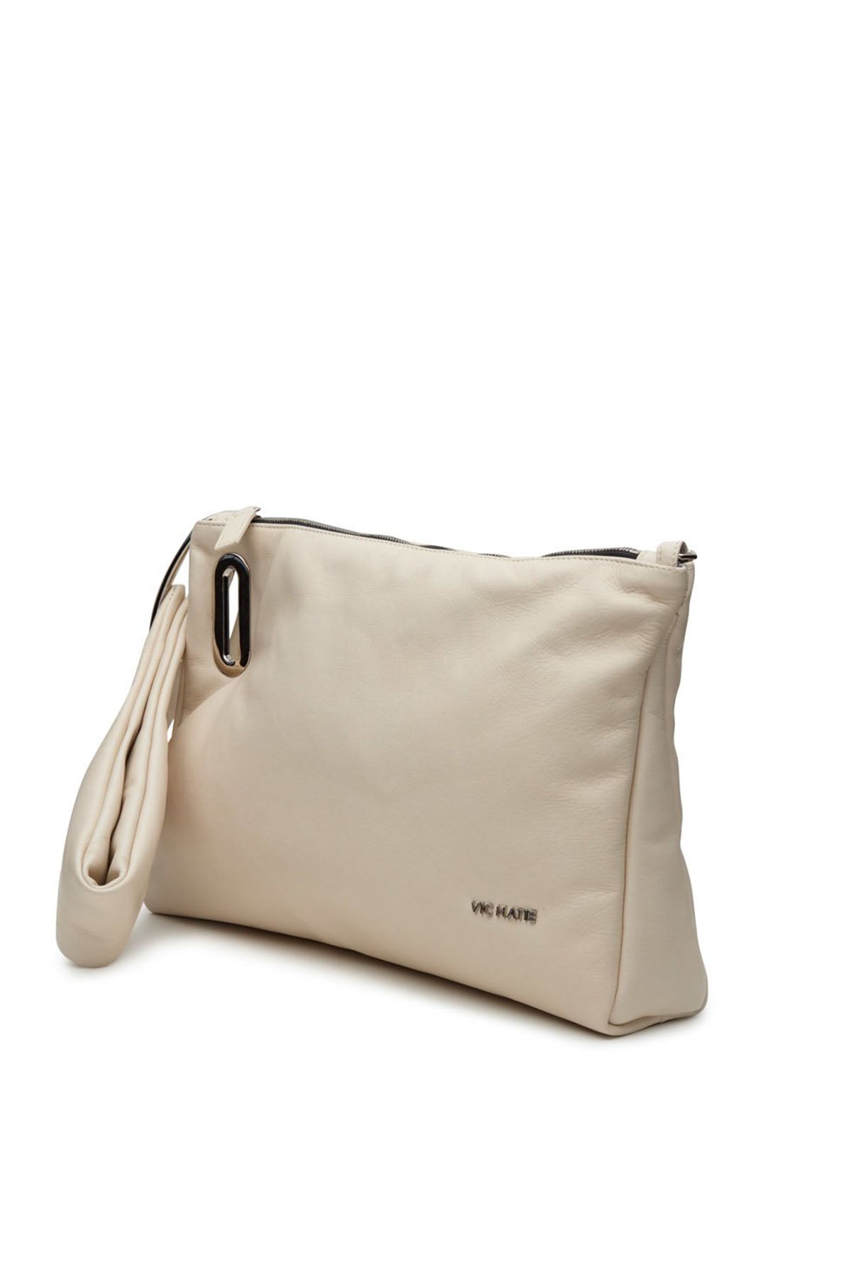 Vic Matie Katrin Deri Clutch Çanta-Libas Trendy Fashion Store