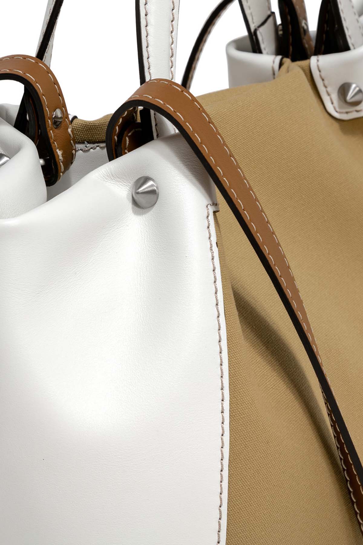 Gianni Chiarini Tulip Deri Ve Kanvas Çanta-Libas Trendy Fashion Store