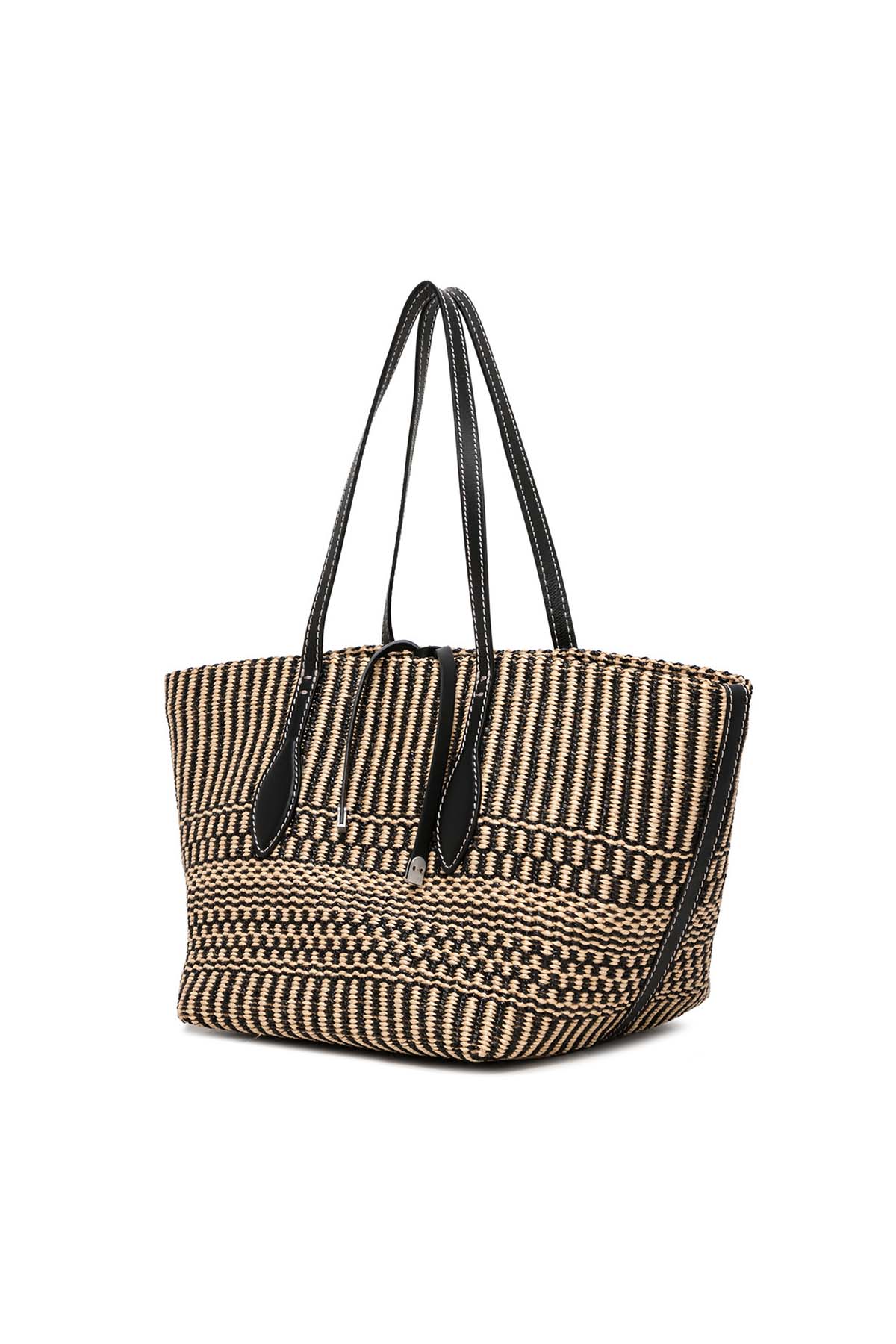 Gianni Chiarini Nur Hasır Örgü Shopping Bag Çanta-Libas Trendy Fashion Store