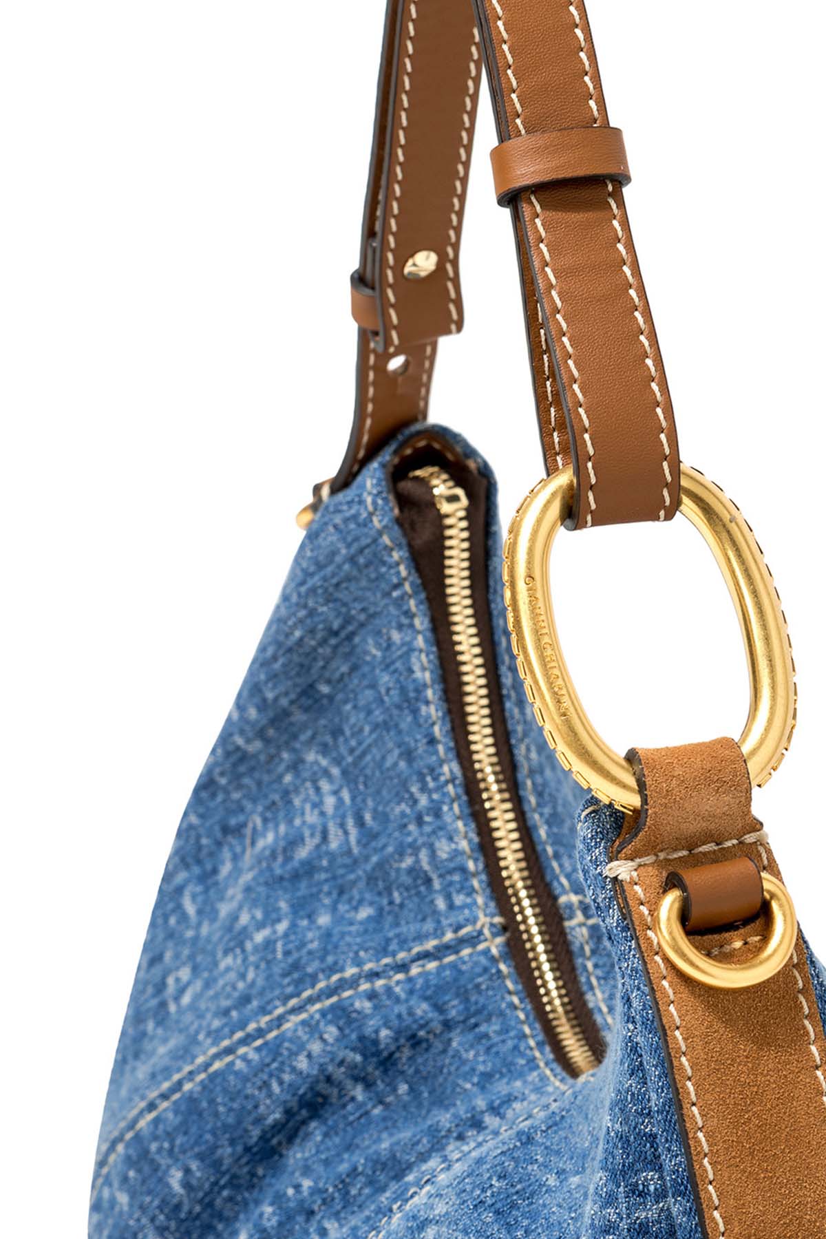 Gianni Chiarini Oasi Denim Çanta-Libas Trendy Fashion Store