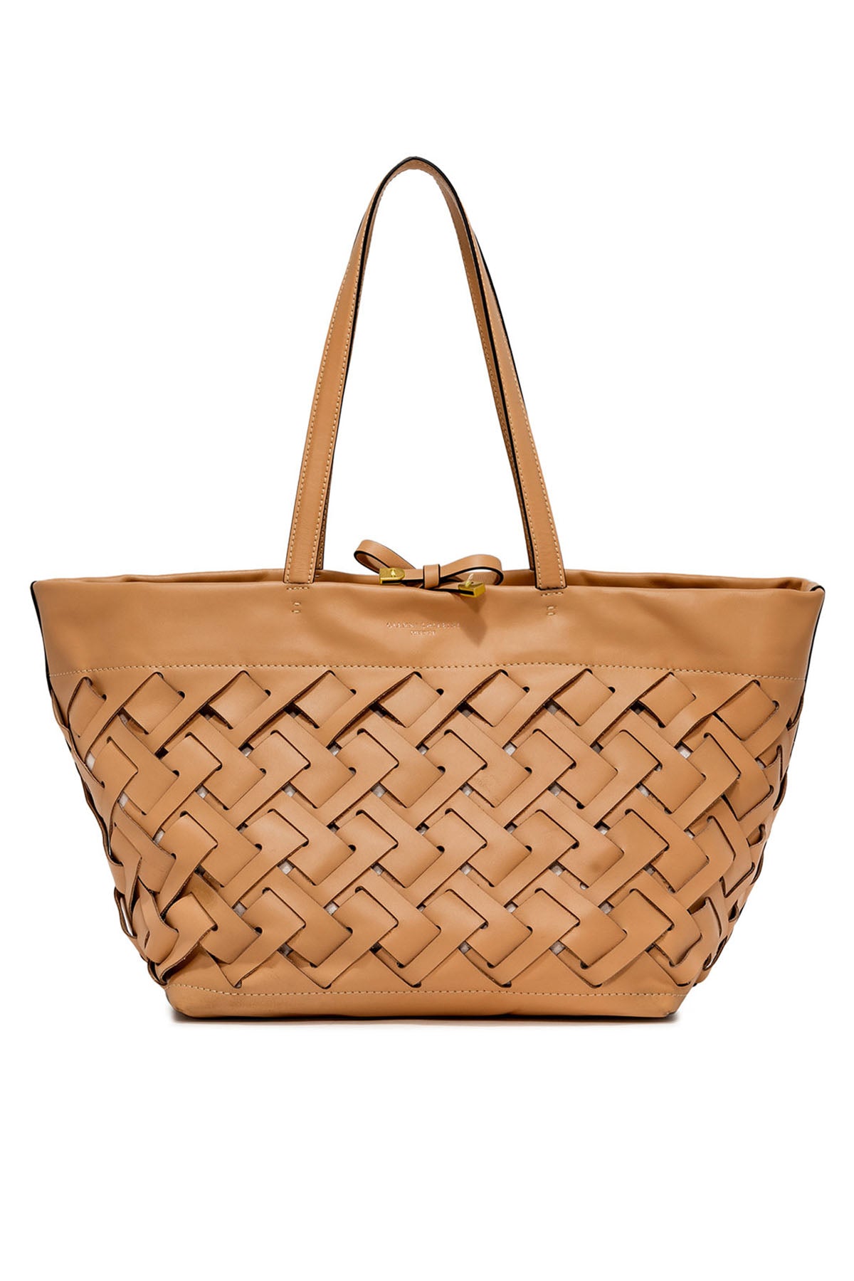 Gianni Chiarini Nur Örgü Deri Shopping Bag Çanta-Libas Trendy Fashion Store