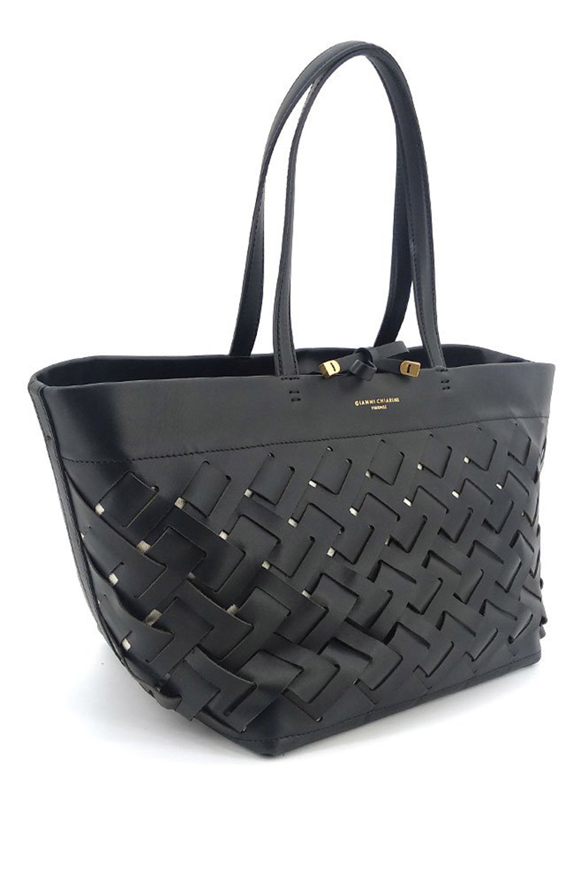 Gianni Chiarini Nur Örgü Deri Shopping Bag Çanta-Libas Trendy Fashion Store