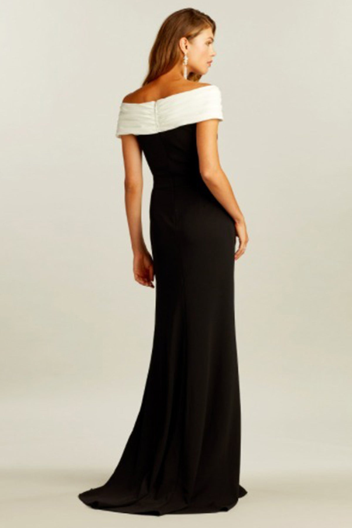 Tadashi Shoji Straplez Maxi Abiye Elbise-Libas Trendy Fashion Store