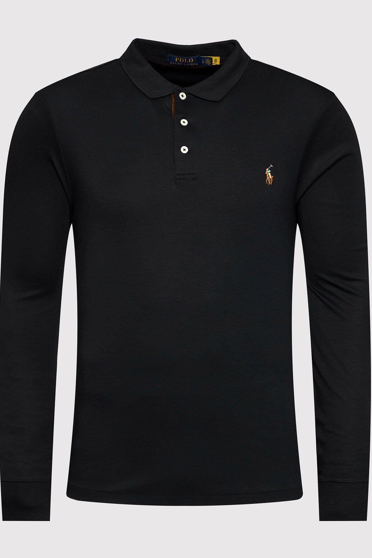 Polo Ralph Lauren Slim Fit Polo Yaka Uzun Kollu T-shirt-Libas Trendy Fashion Store