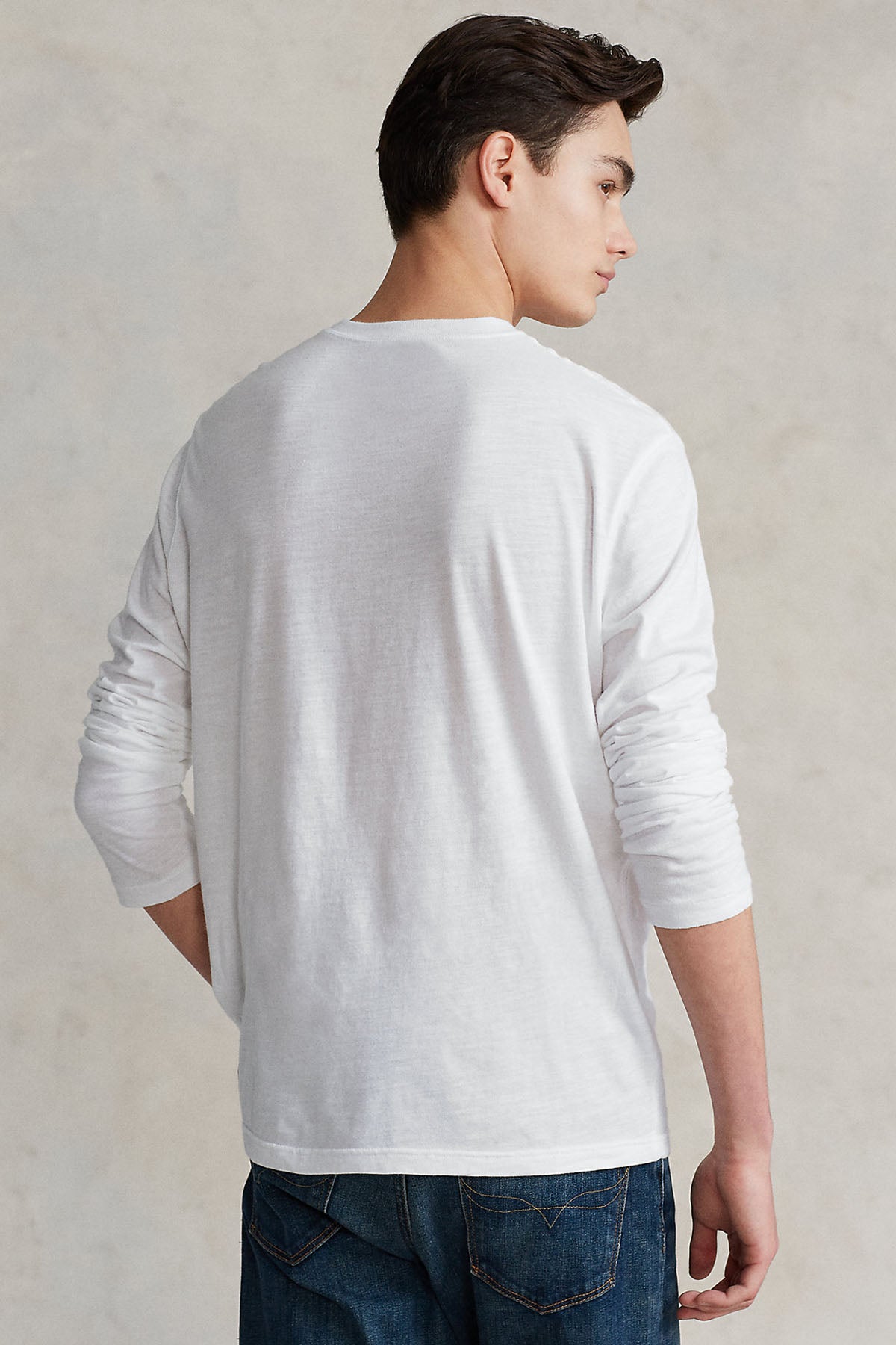 Polo Ralph Lauren Yuvarlak Düğmeli Hakim Yaka Uzun Kollu T-shirt-Libas Trendy Fashion Store