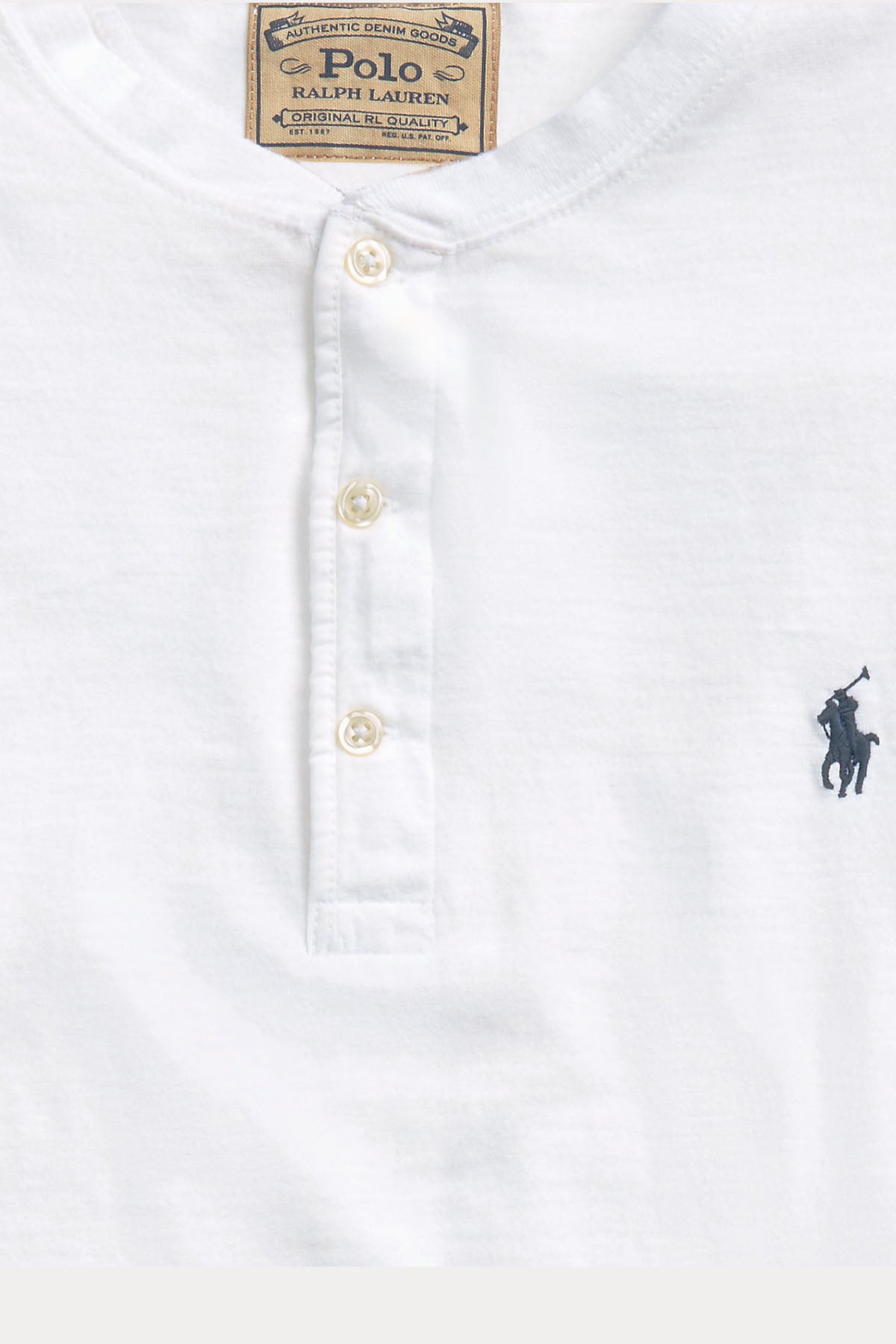 Polo Ralph Lauren Yuvarlak Düğmeli Hakim Yaka Uzun Kollu T-shirt-Libas Trendy Fashion Store