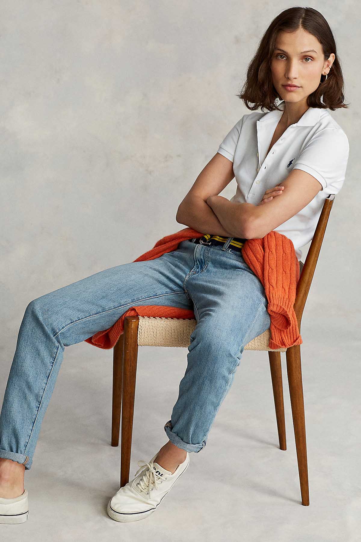 Polo Ralph Lauren Slim Fit Polo Yaka T-shirt-Libas Trendy Fashion Store