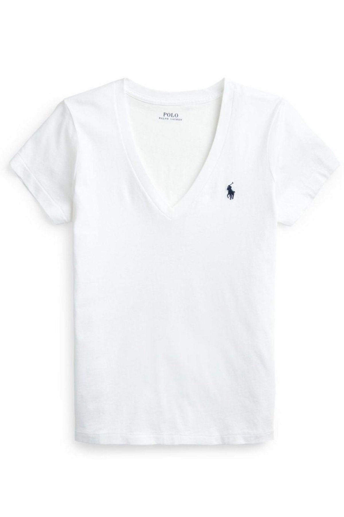Polo Ralph Lauren Custom Fit V Yaka T-shirt-Libas Trendy Fashion Store