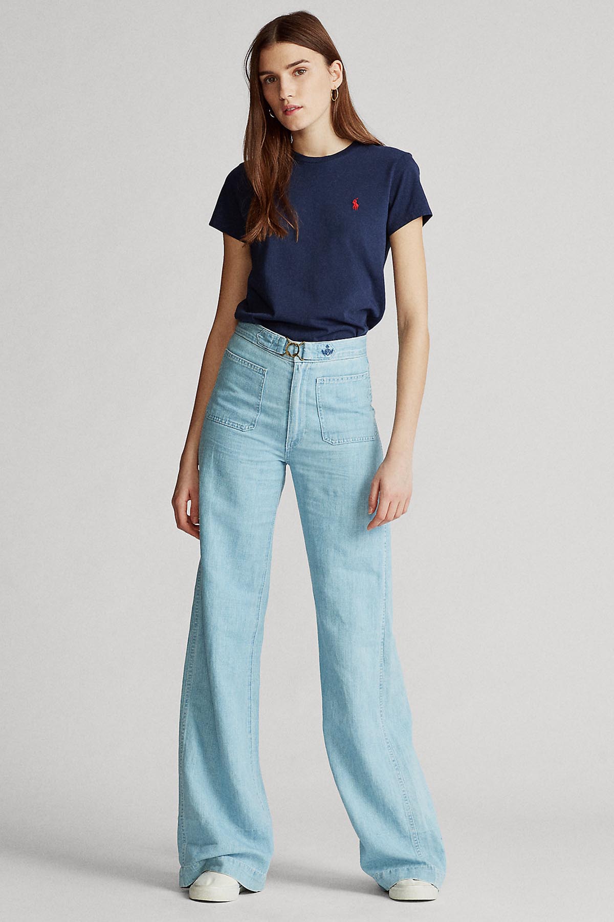 Polo Ralph Lauren Custom Fit Yuvarlak Yaka T-shirt-Libas Trendy Fashion Store