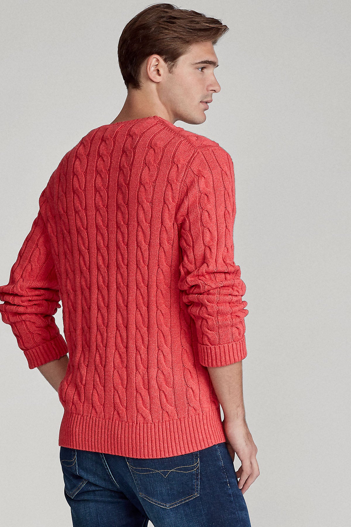 Polo Ralph Lauren Yuvarlak Yaka Saç Örgü Triko-Libas Trendy Fashion Store