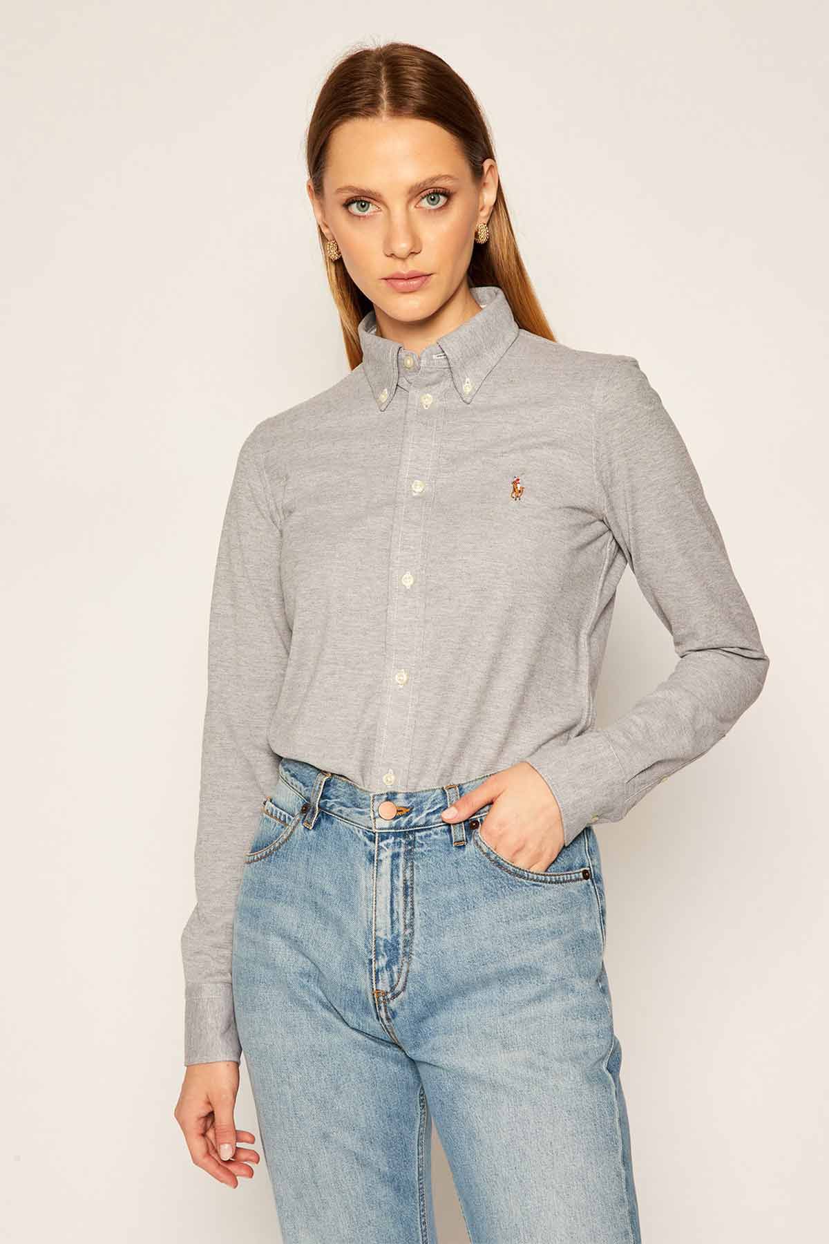 Polo Ralph Lauren Knit Oxford Gömlek-Libas Trendy Fashion Store