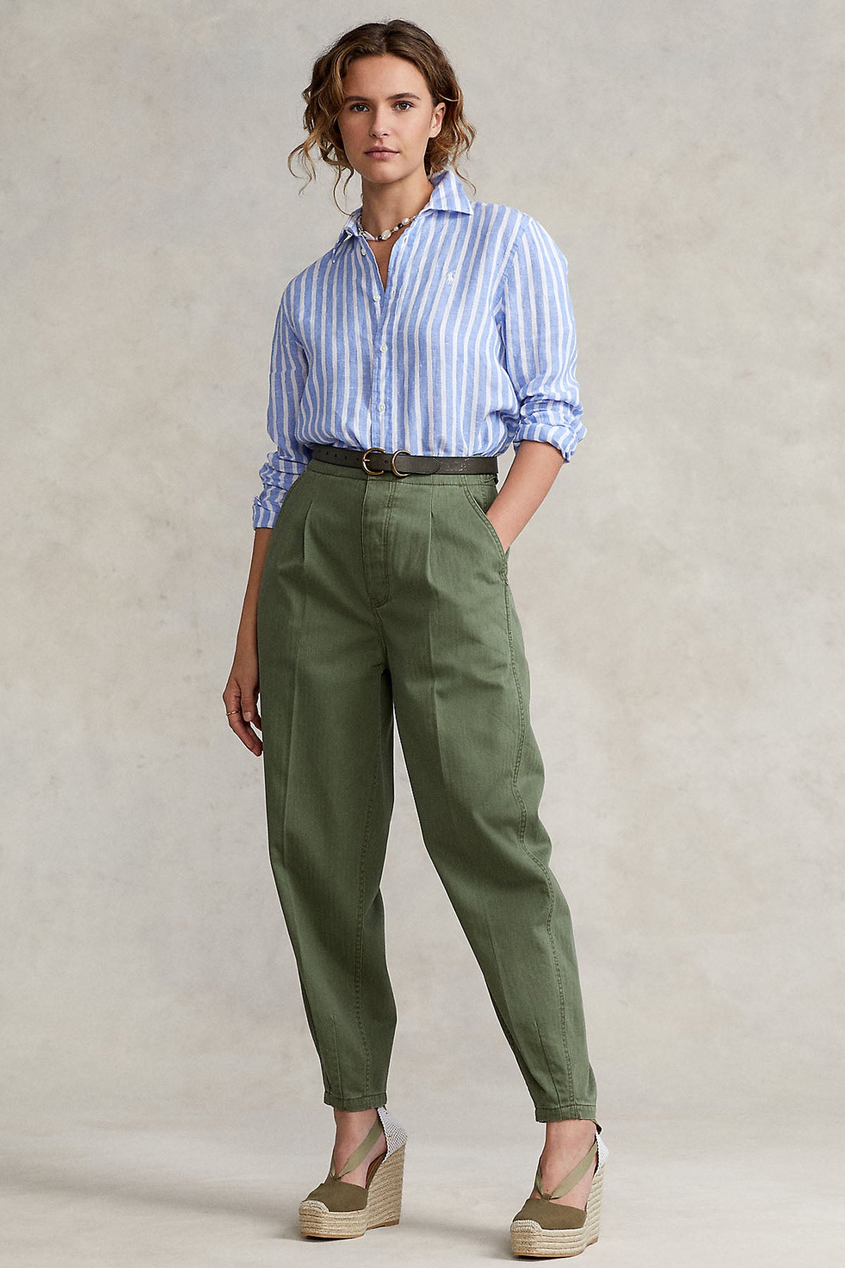 Polo Ralph Lauren Relaxed Fit Keten Gömlek-Libas Trendy Fashion Store