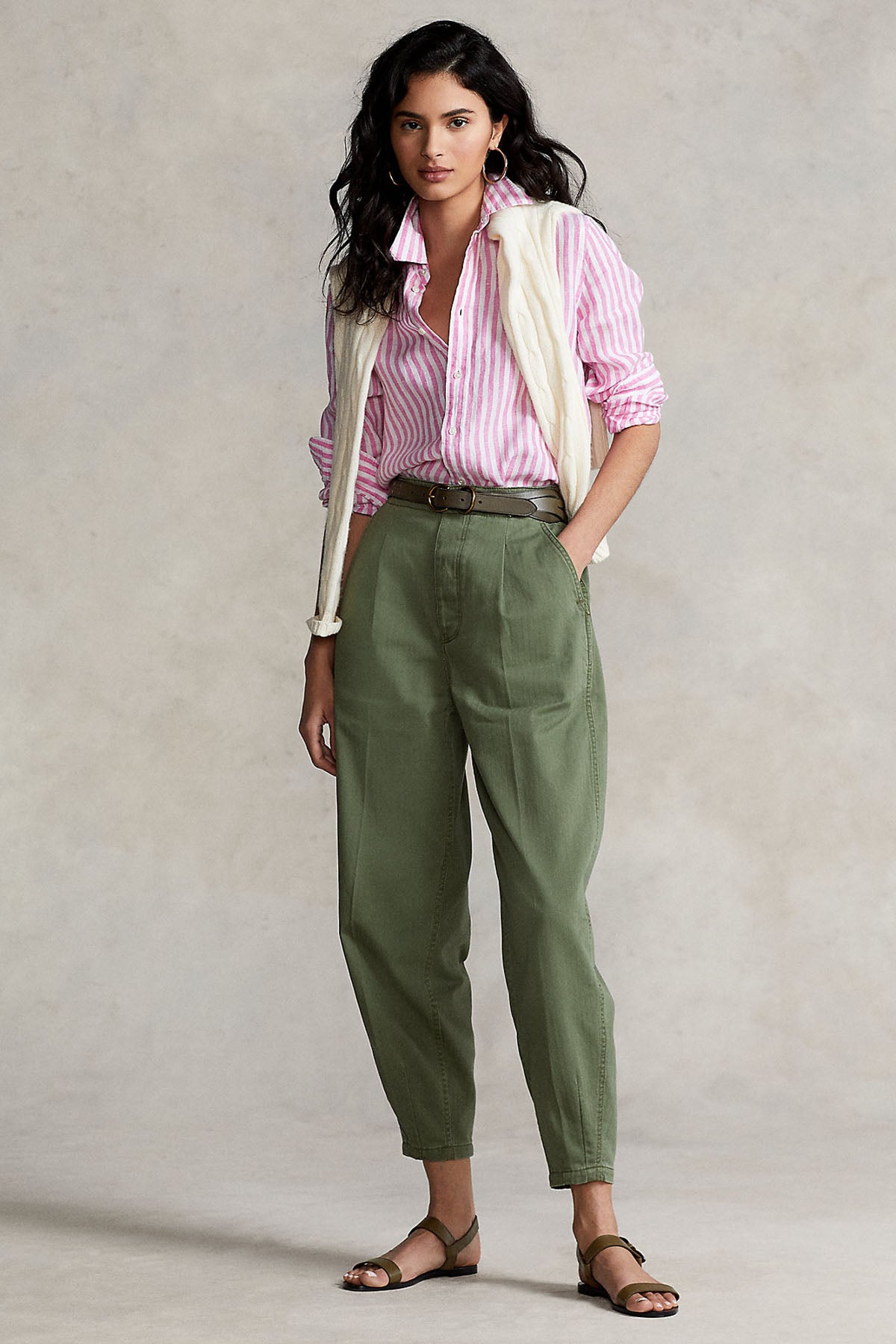 Polo Ralph Lauren Relaxed Fit Keten Gömlek-Libas Trendy Fashion Store