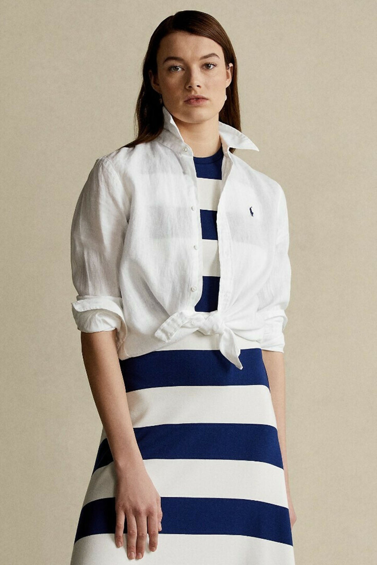 Polo Ralph Lauren Relaxed Fit Keten Gömlek-Libas Trendy Fashion Store