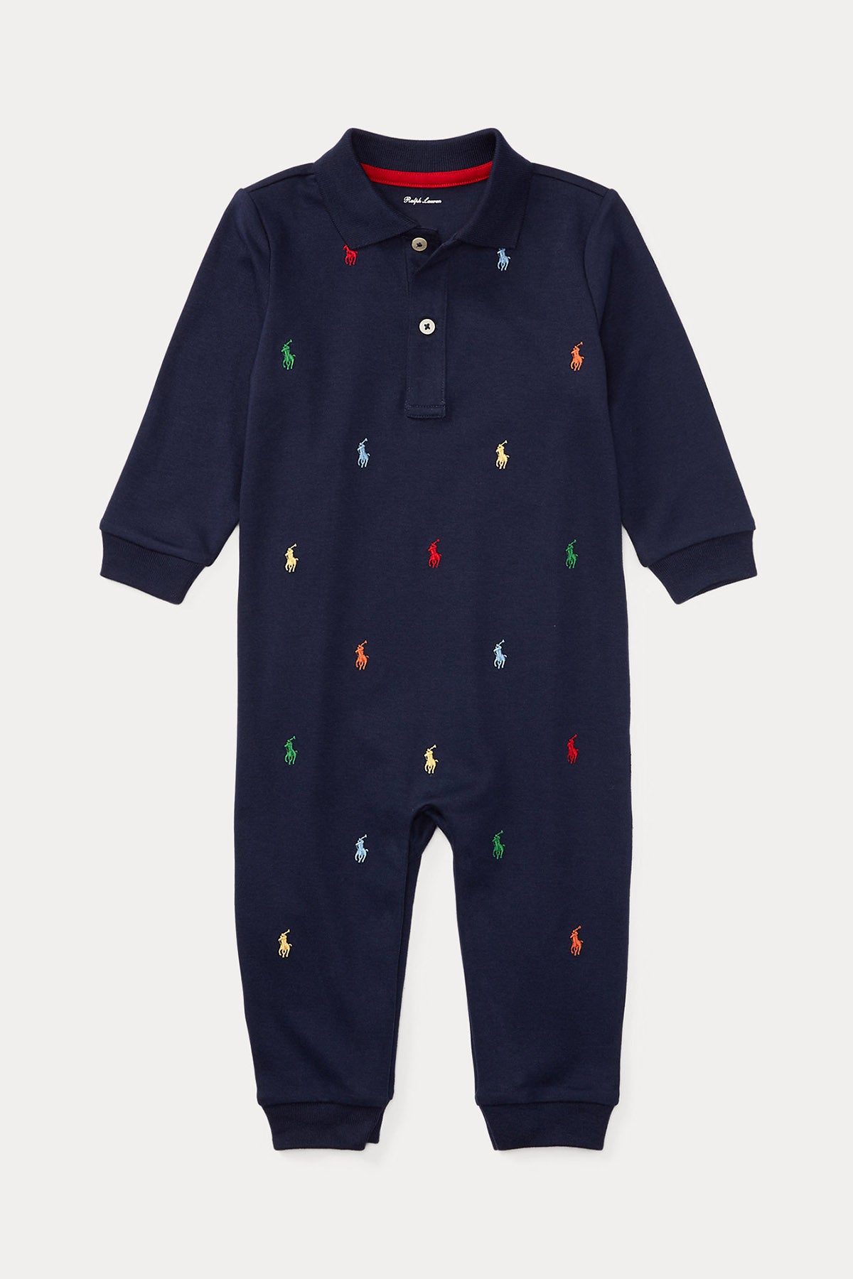 Polo Ralph Lauren Kids 9-12 Aylık Erkek Bebek Pony Logo Tulum-Libas Trendy Fashion Store