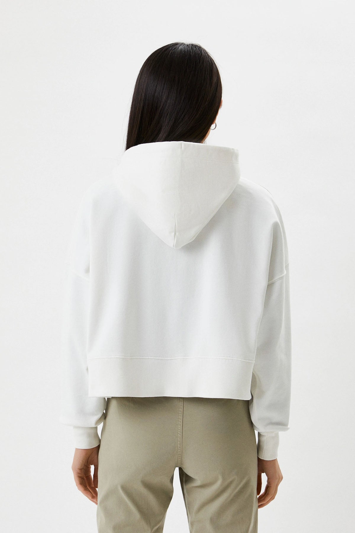 Polo Ralph Lauren Geniş Kesim Kapüşonlu Crop Sweatshirt-Libas Trendy Fashion Store