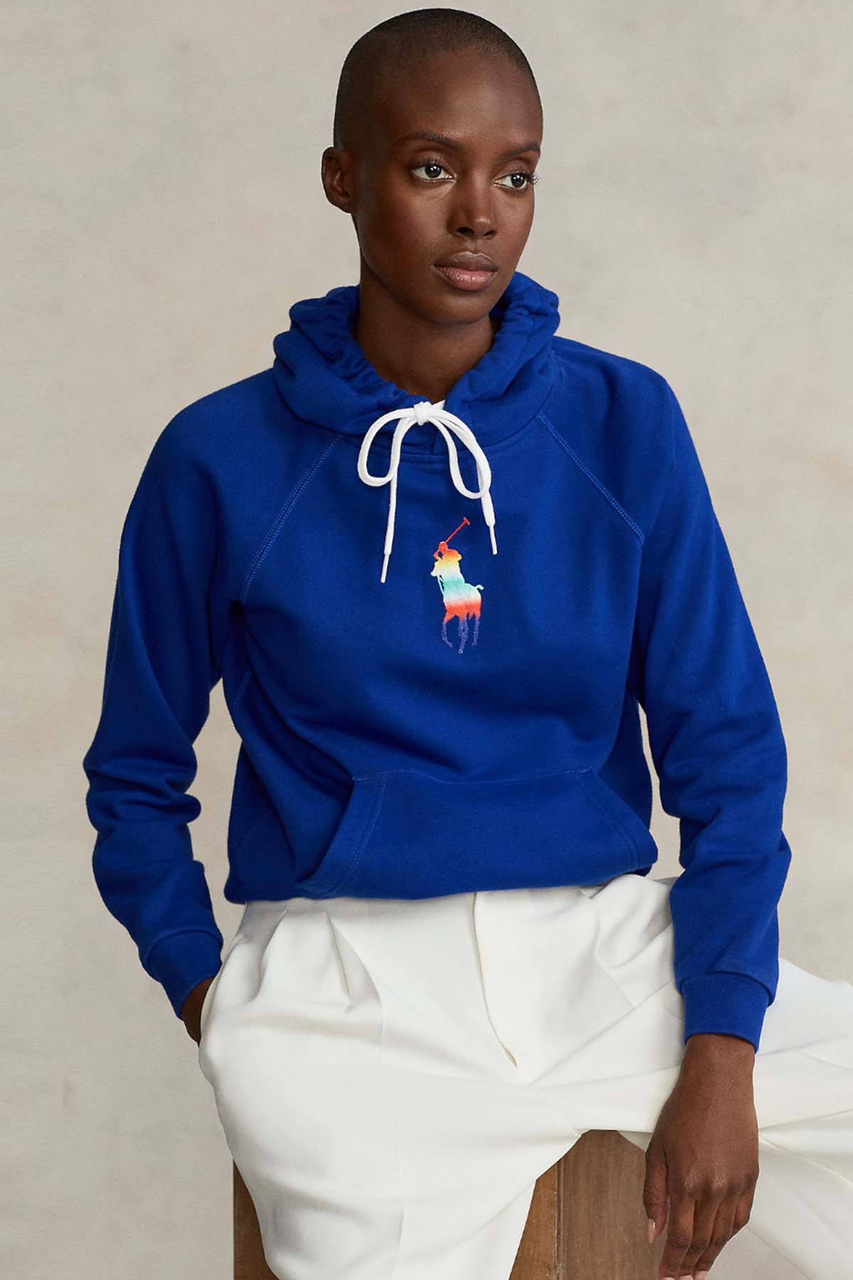 Polo Ralph Lauren Renkli Big Pony Logolu Kapüşonlu Sweatshirt-Libas Trendy Fashion Store