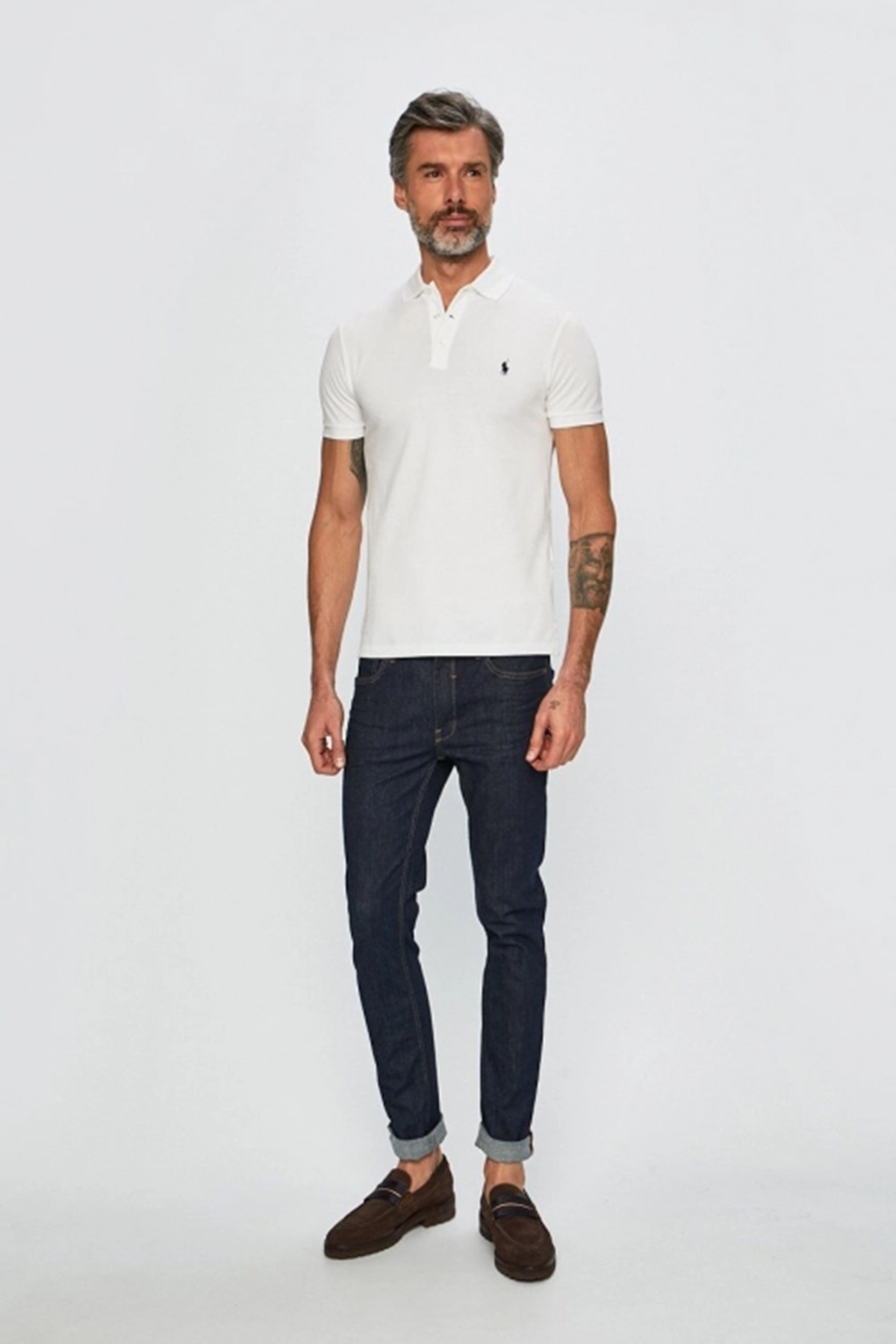 Polo Ralph Lauren Slim Fit Stretch Mesh Polo Yaka T-shirt-Libas Trendy Fashion Store