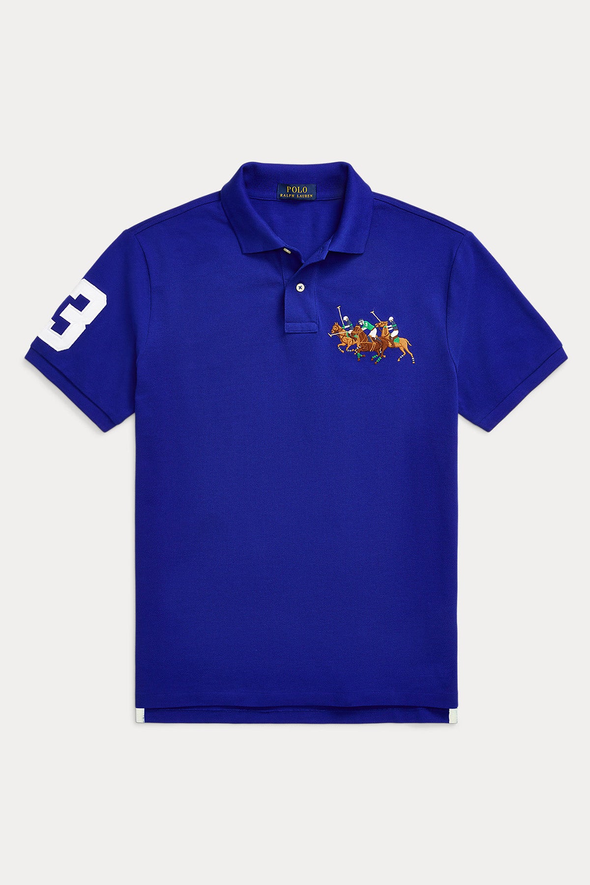 Polo Ralph Lauren Custom Slim Fit Triple Pony Polo Yaka T-shirt-Libas Trendy Fashion Store