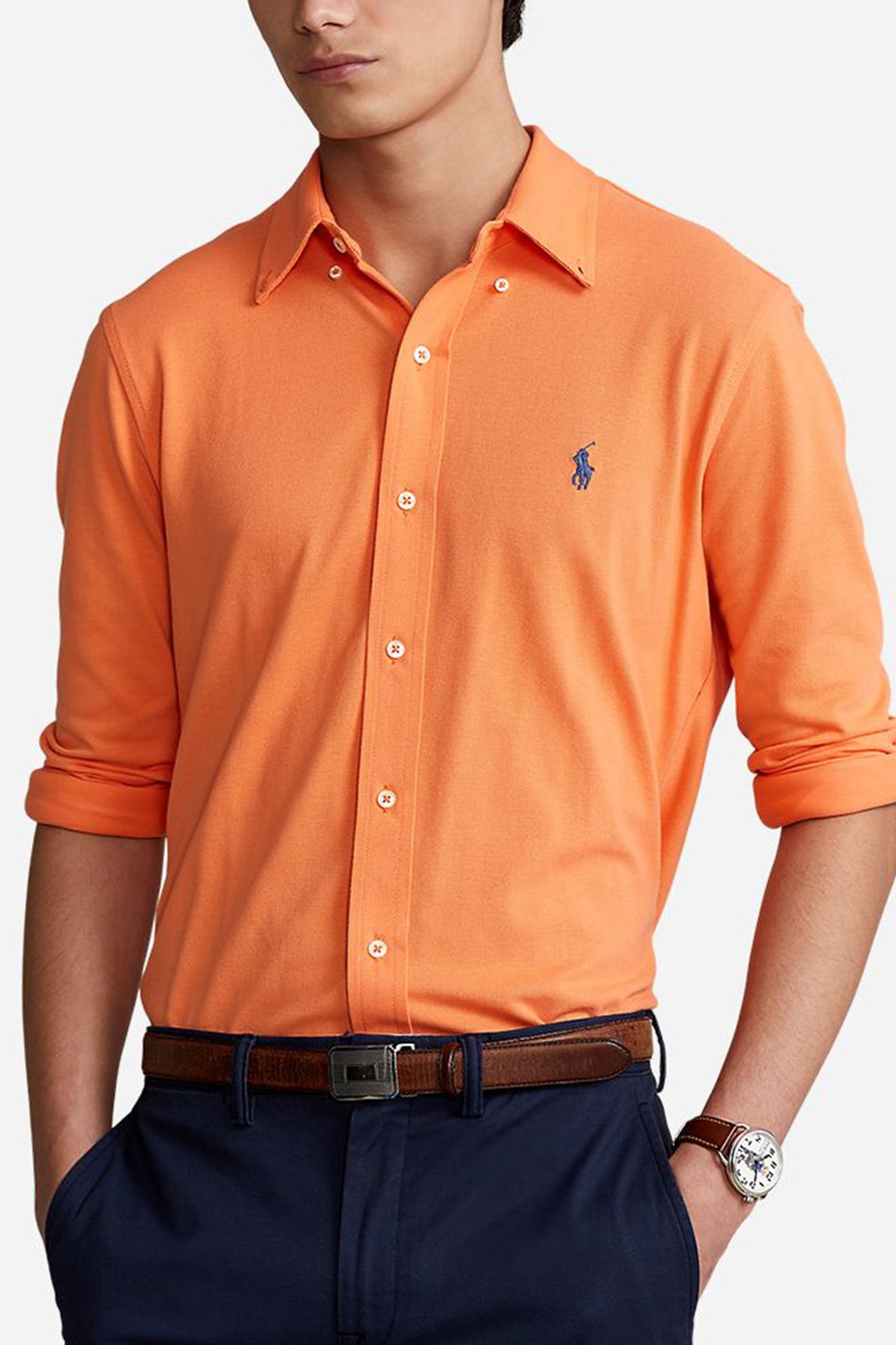 Polo Ralph Lauren Custom Fit Featherweight Mesh Gömlek-Libas Trendy Fashion Store