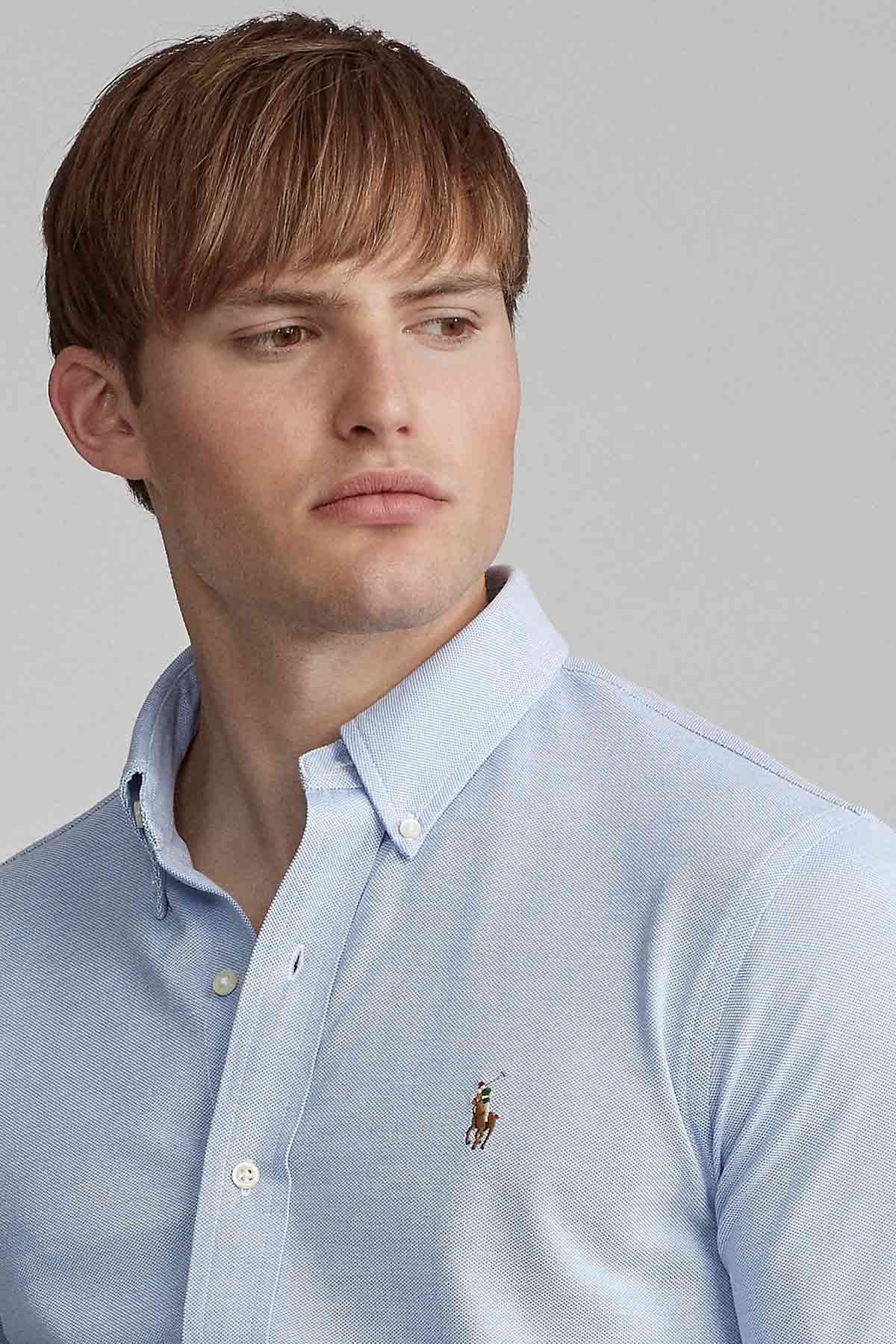 Polo Ralph Lauren Custom Fit Knit Oxford Gömlek-Libas Trendy Fashion Store