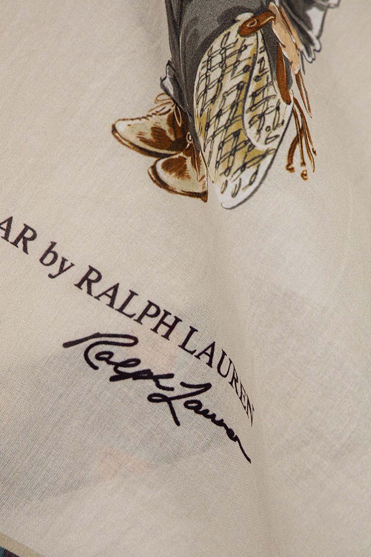 Polo Ralph Lauren Polo Bear Desenli Fular-Libas Trendy Fashion Store