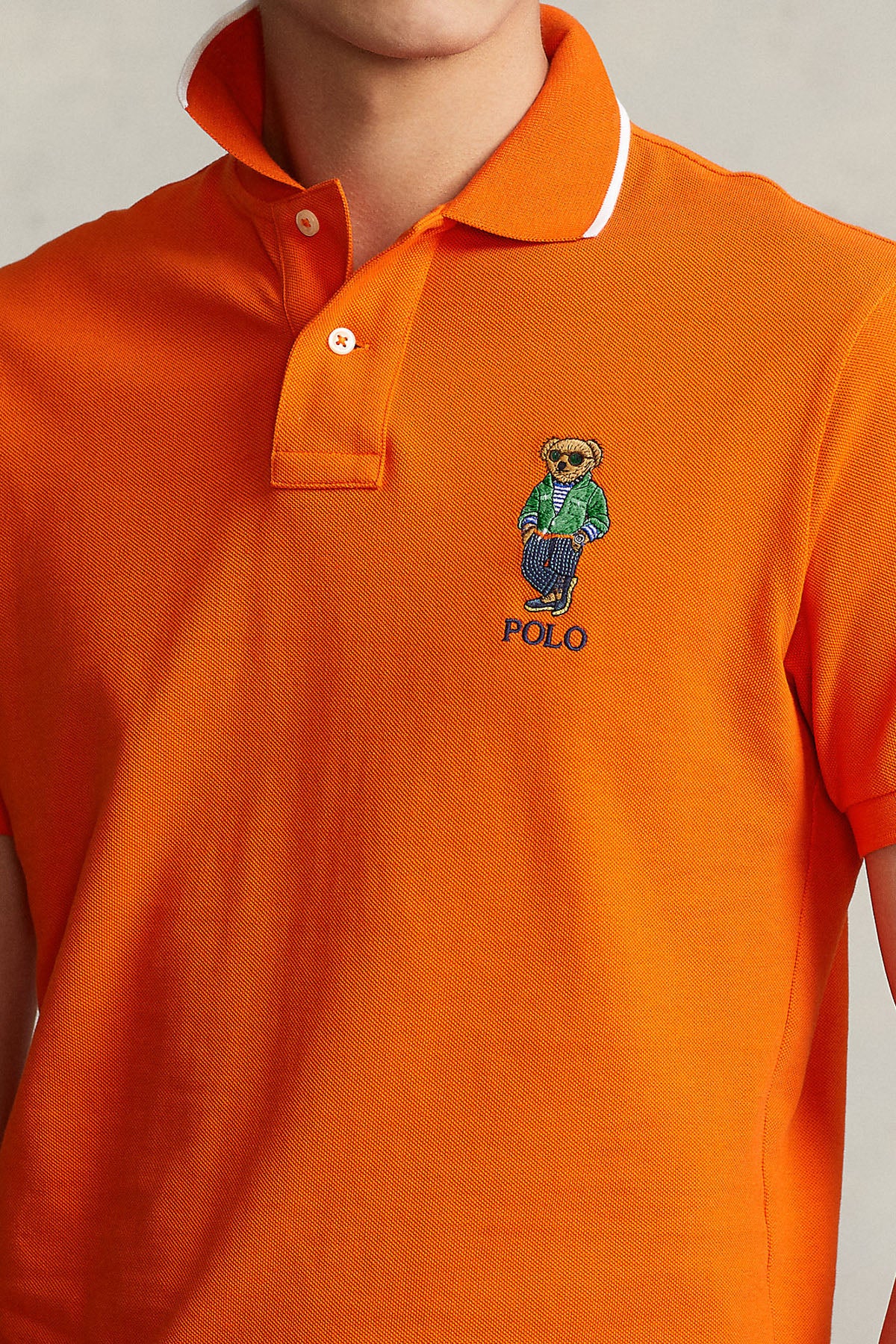 Polo Ralph Lauren Custom Slim Fit Polo Yaka Polo Bear T-shirt-Libas Trendy Fashion Store