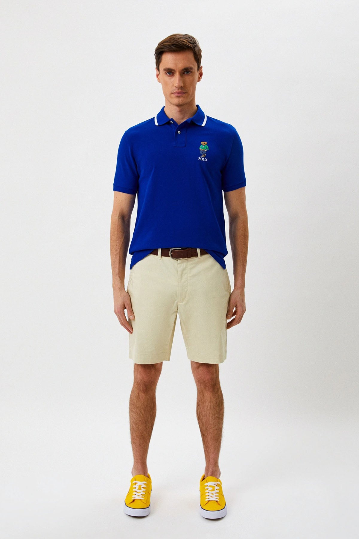 Polo Ralph Lauren Custom Slim Fit Polo Yaka Polo Bear T-shirt-Libas Trendy Fashion Store