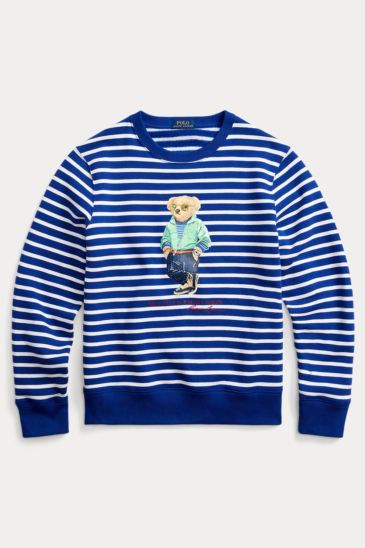 Polo Ralph Lauren Çizgili Polo Bear Sweatshirt-Libas Trendy Fashion Store