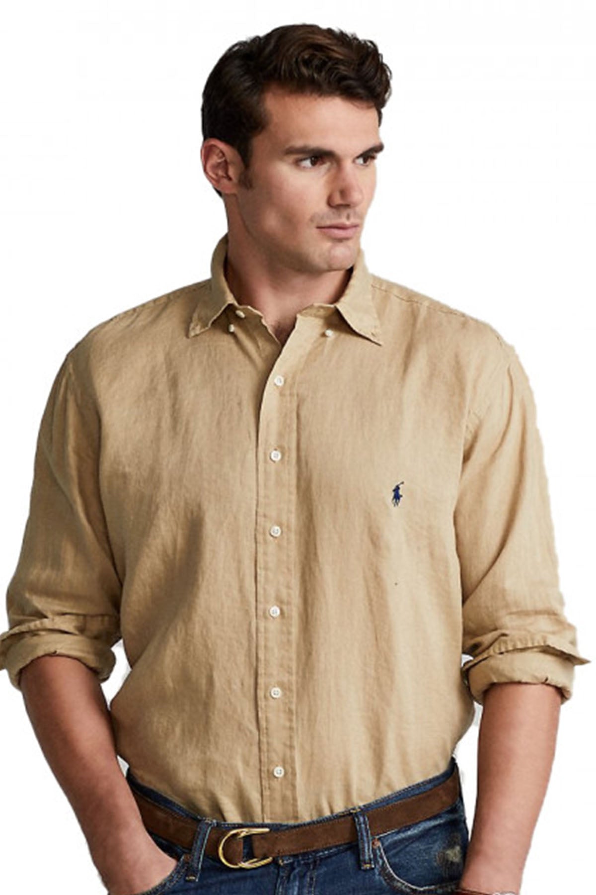 Polo Ralph Lauren Slim Fit Keten Gömlek-Libas Trendy Fashion Store