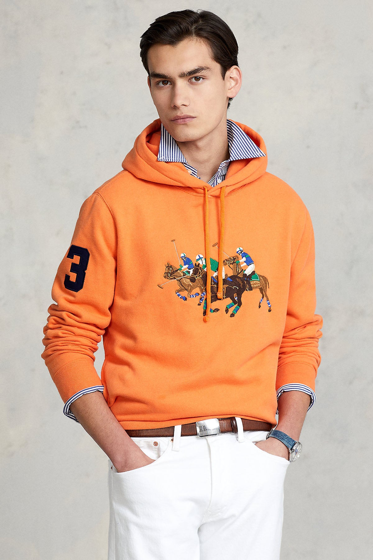 Polo Ralph Lauren Kapüşonlu Triple Pony Sweatshirt-Libas Trendy Fashion Store