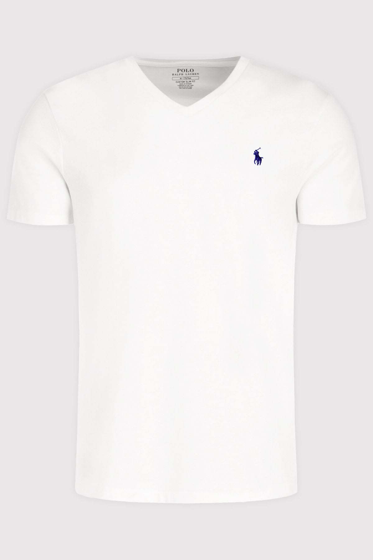 Polo Ralph Lauren Custom Slim Fit V Yaka T-shirt-Libas Trendy Fashion Store