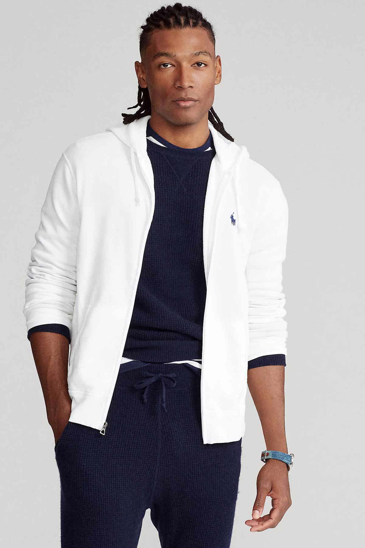 Polo Ralph Lauren Fermuarlı Kapüşonlu Sweatshirt Ceket-Libas Trendy Fashion Store