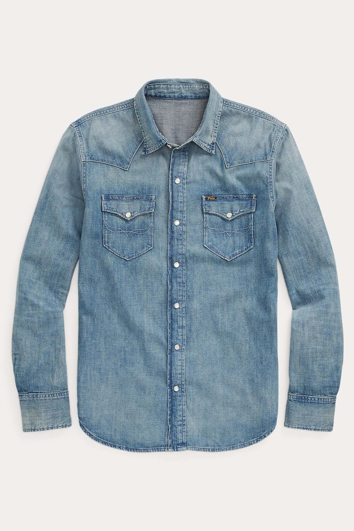 Polo Ralph Lauren Kapaklı Cepli Denim Gömlek-Libas Trendy Fashion Store